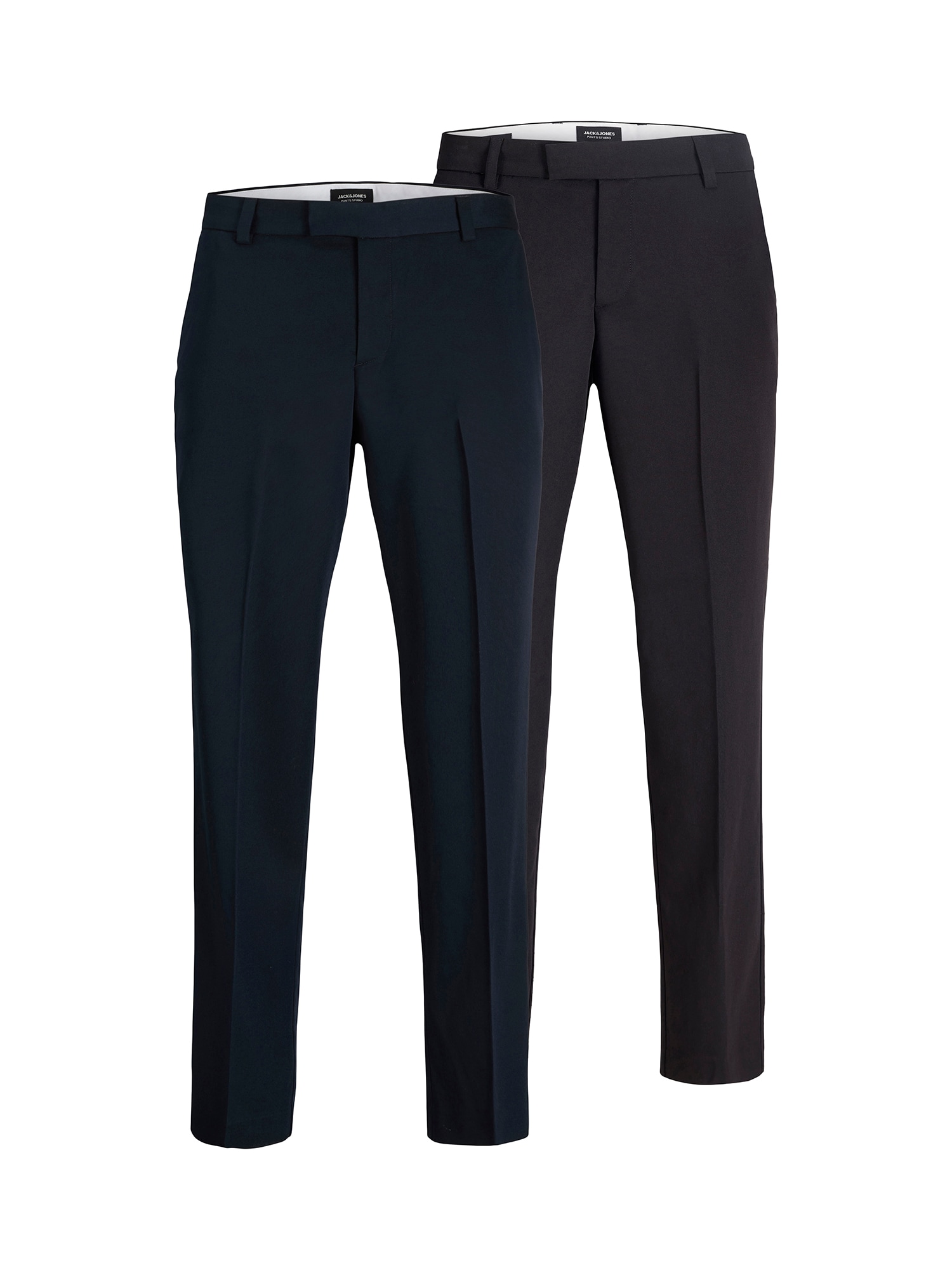 JACK & JONES Pantaloni cu dungă JPSTBILL negru