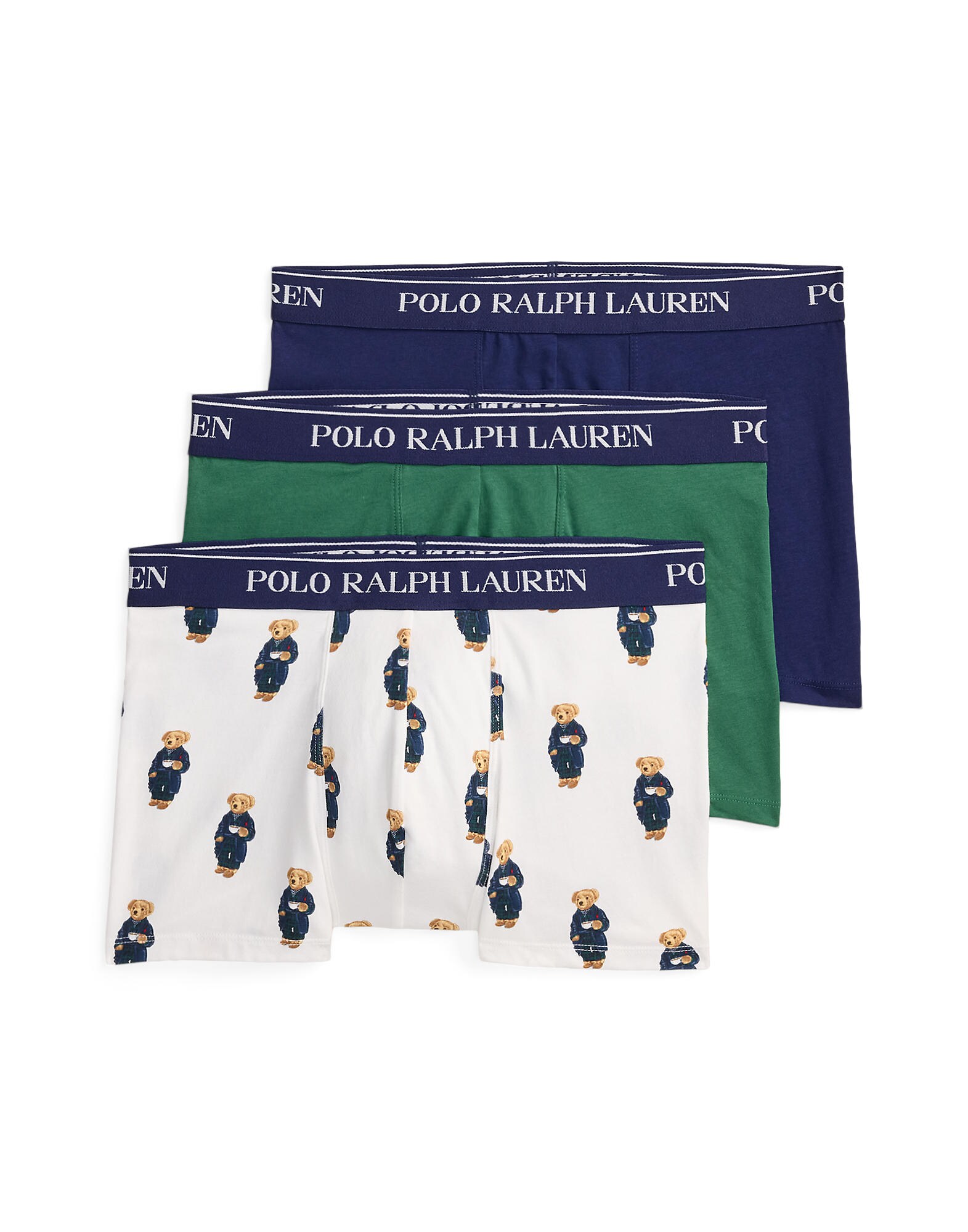 Polo Ralph Lauren Boxerky 'Classic'  béžová / námornícka modrá / zelená / biela