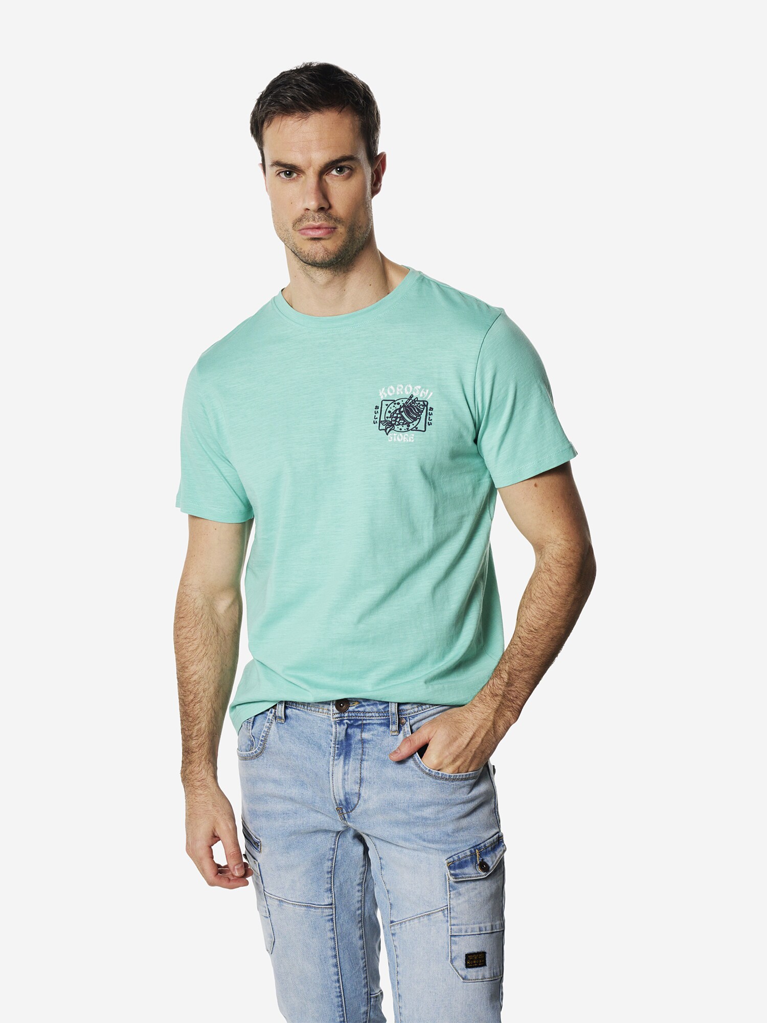 KOROSHI pentru bărbați tricou – de calitate
