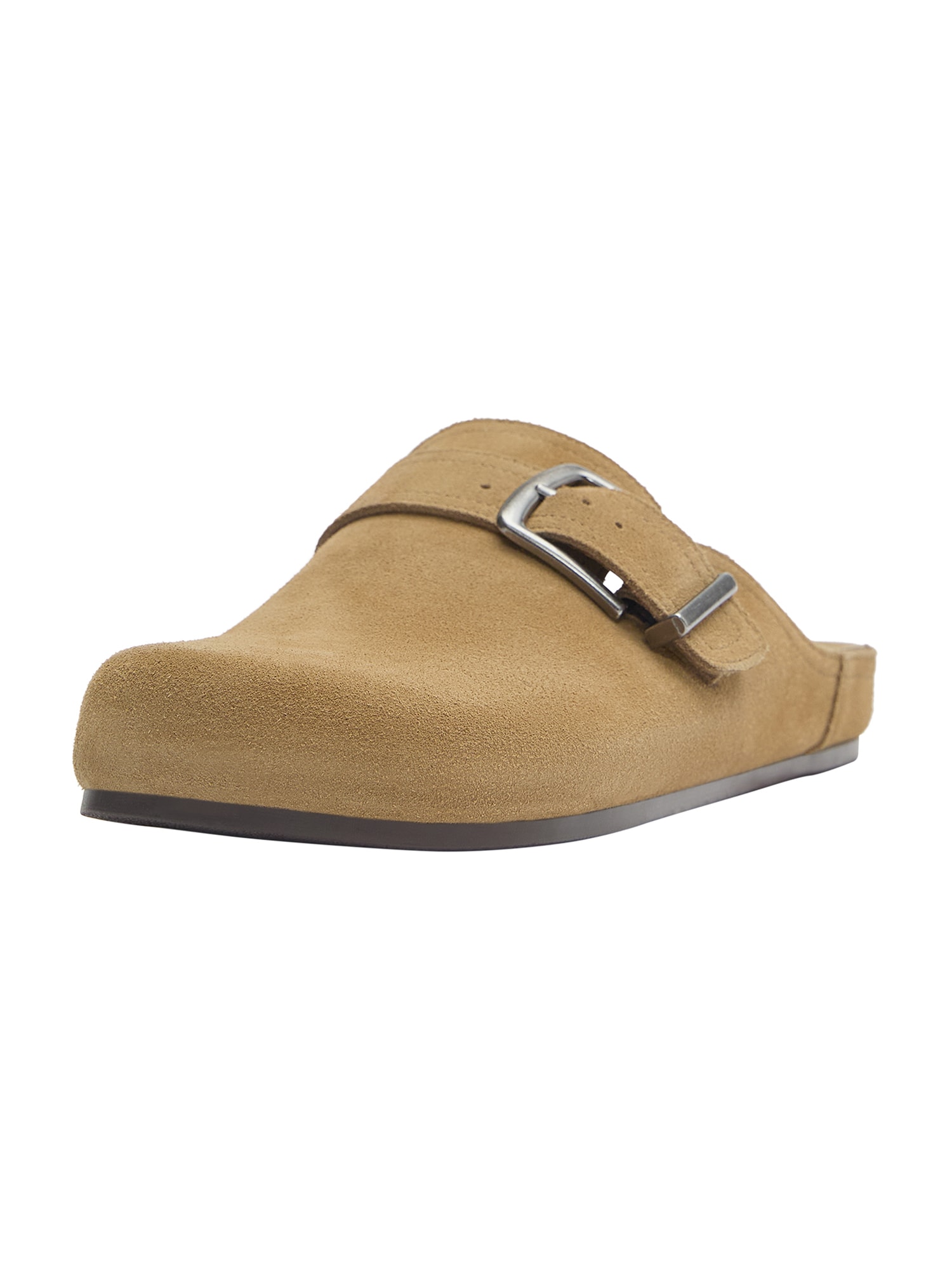 Pull&Bear Saboți  maro cămilă