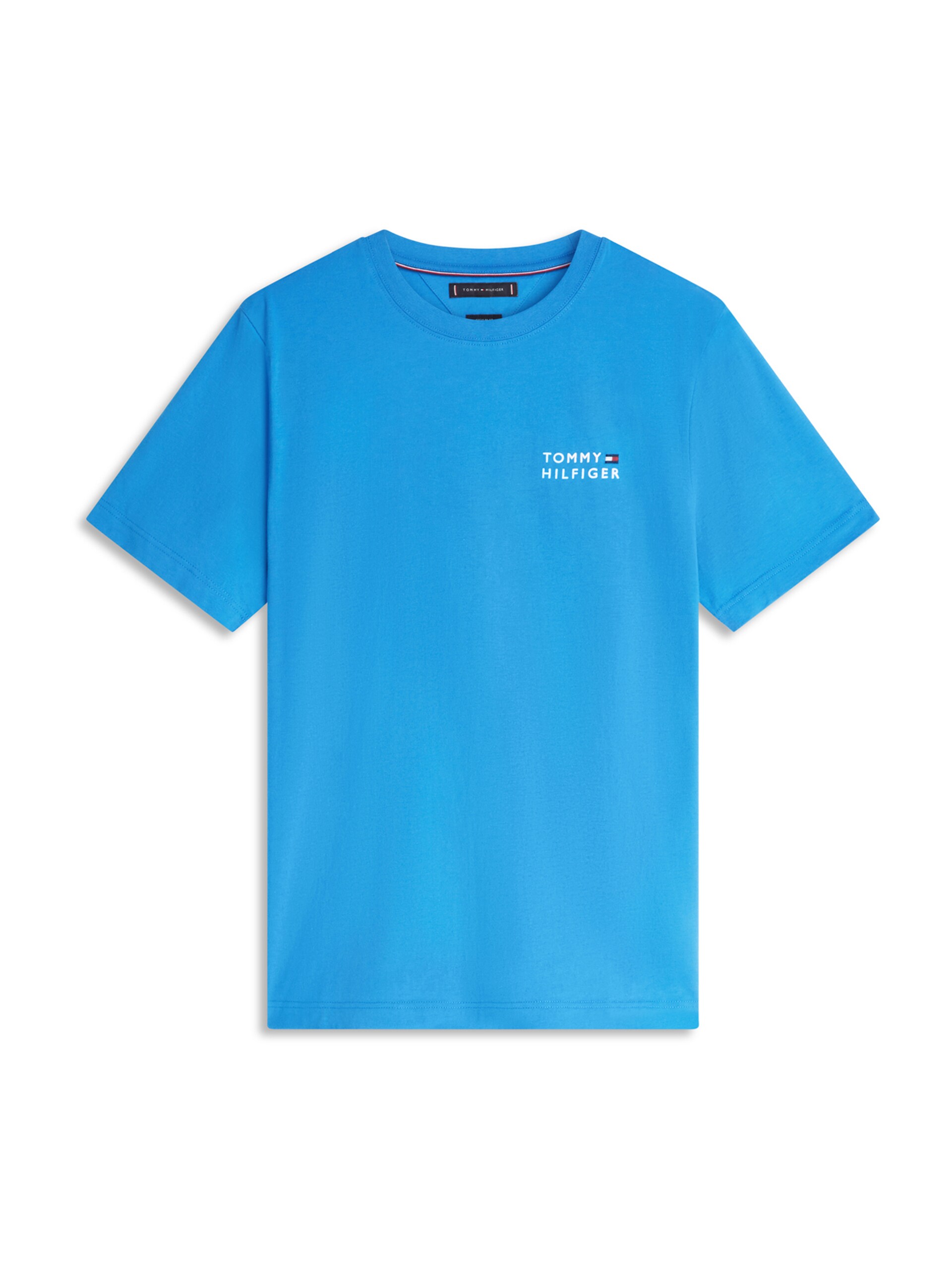 TOMMY HILFIGER T-shirt 'BRAND LOVE' azur / mörkblå / röd herr