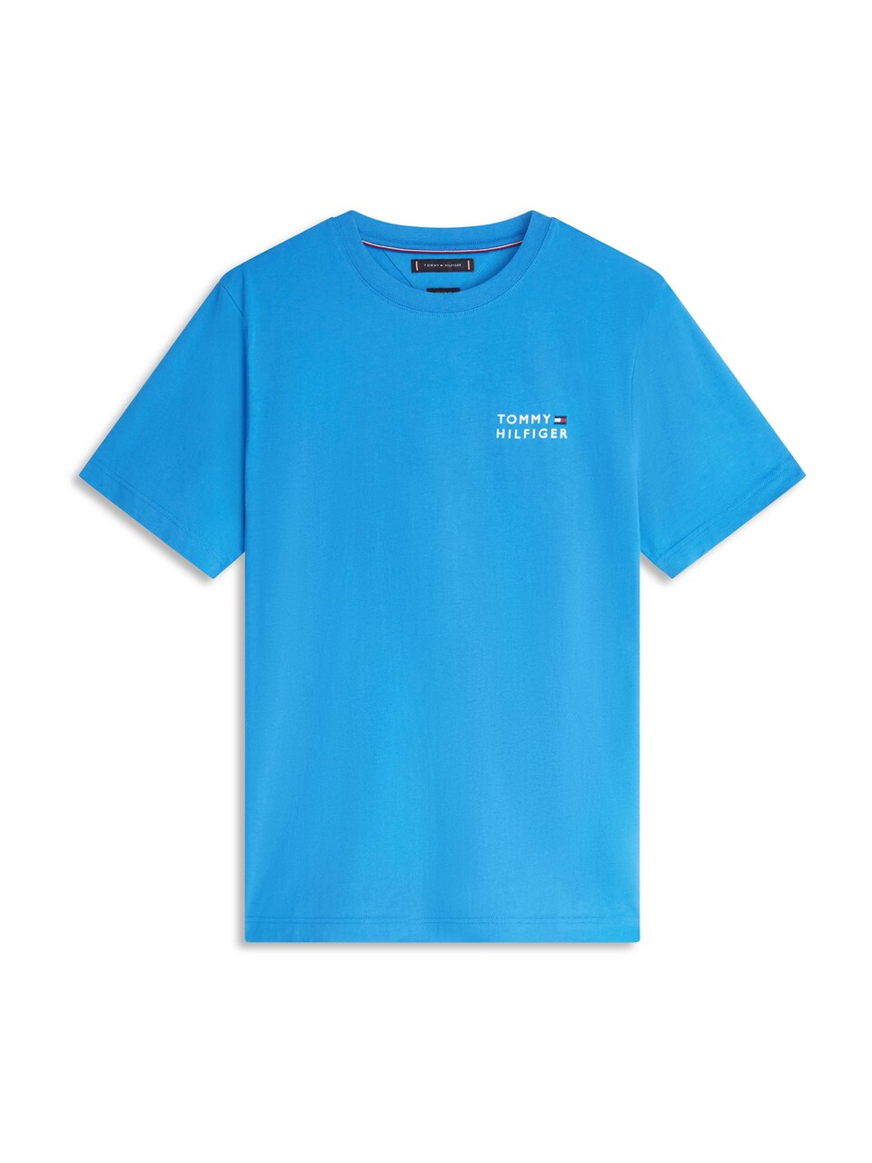 T-shirt 'BRAND LOVE' azur / mörkblå / röd