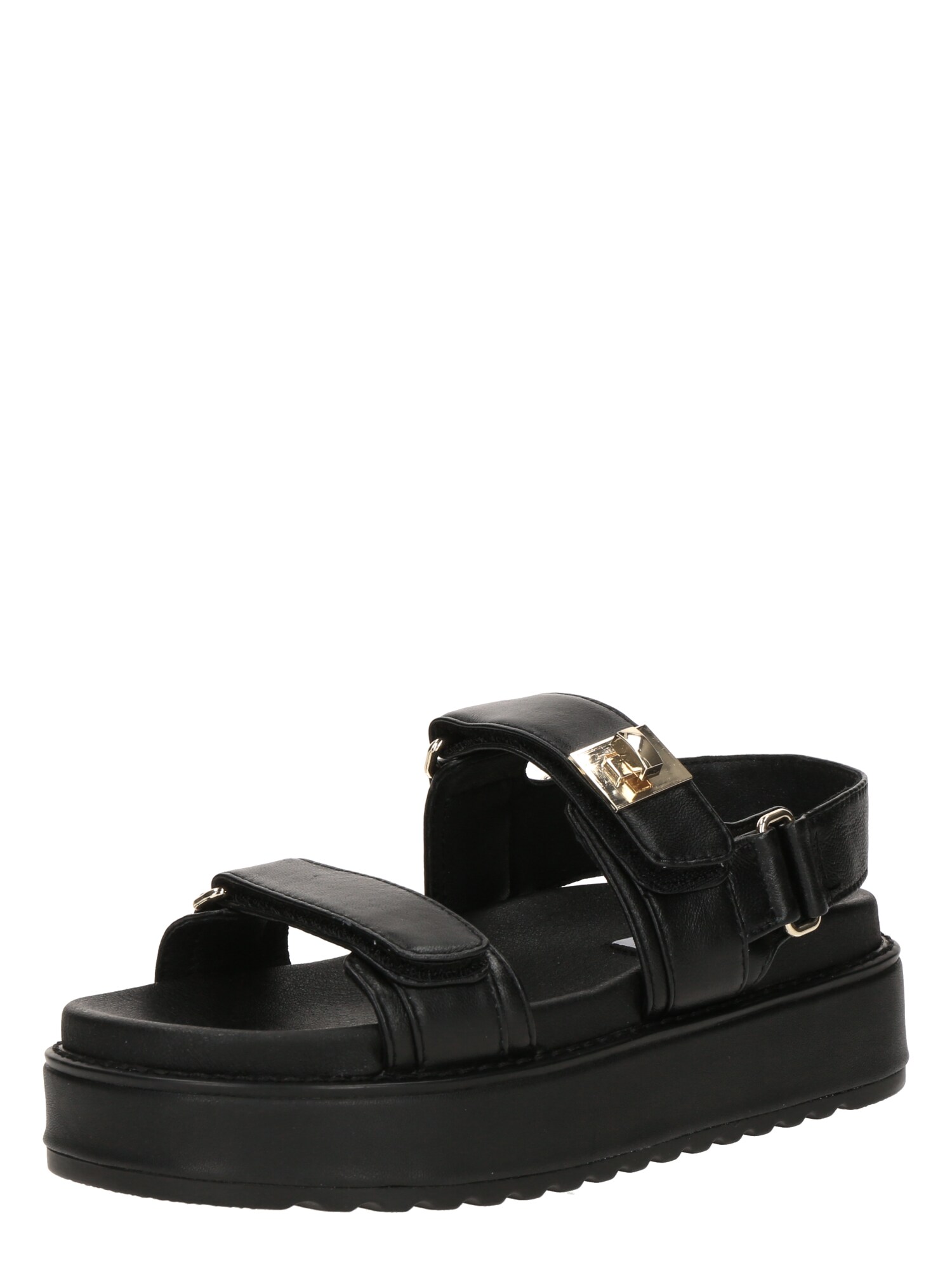 STEVE MADDEN Sandale 'Bigmona'  auriu / negru
