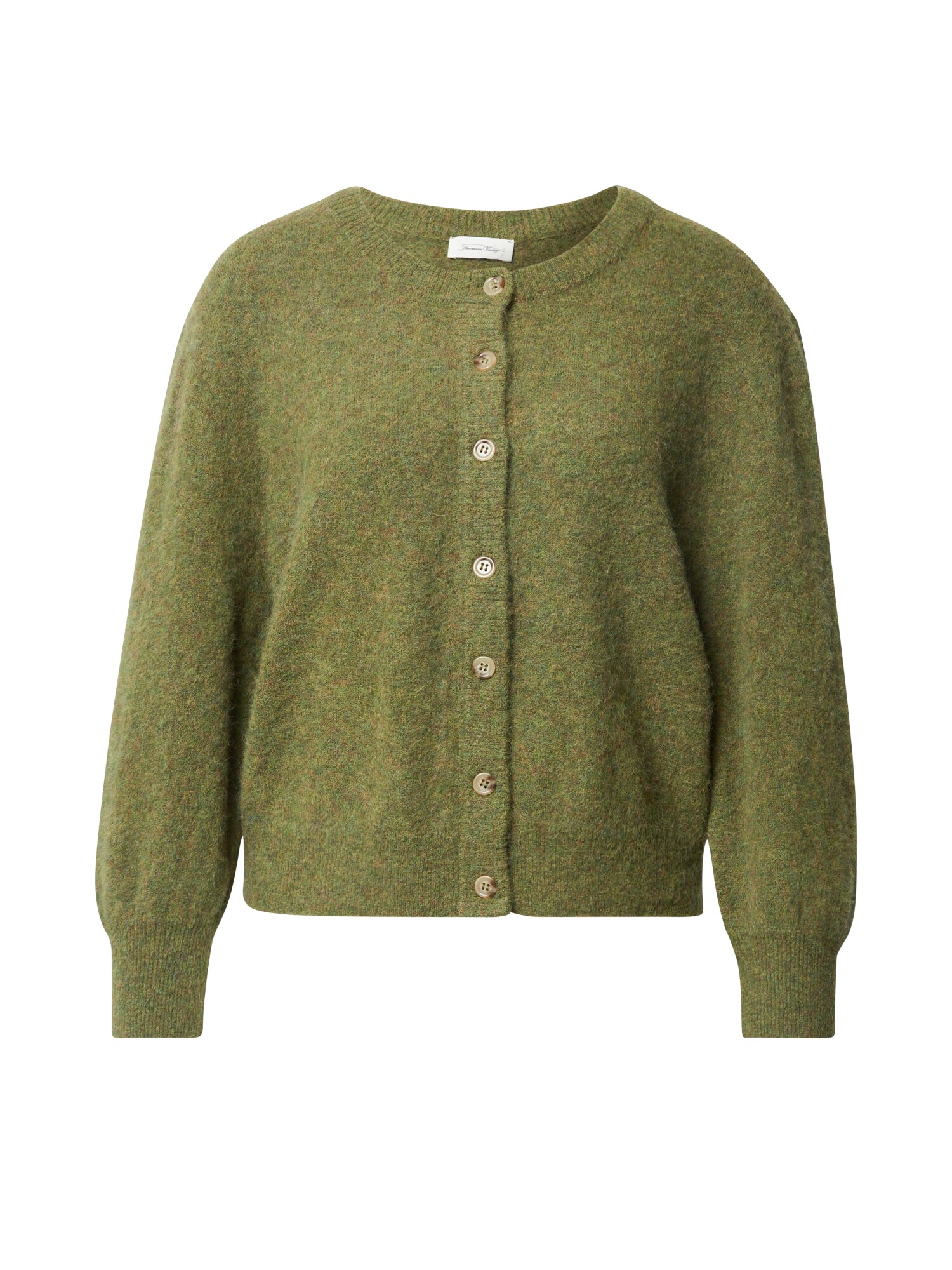 AMERICAN VINTAGE Kardiganas 'Nuasky'  rusvai žalia