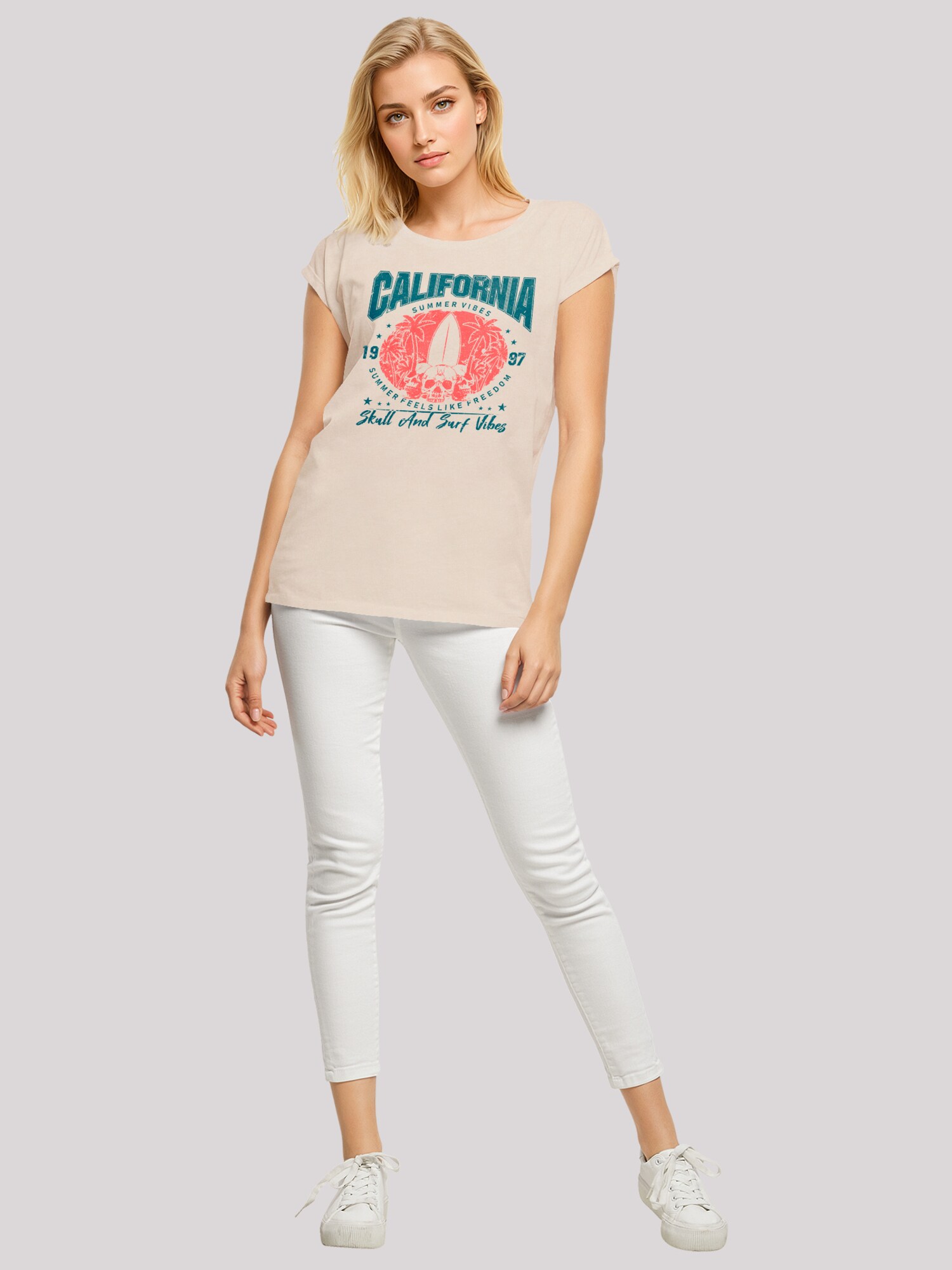 Thumbnail - T-Shirt 'California skull summer vibes'