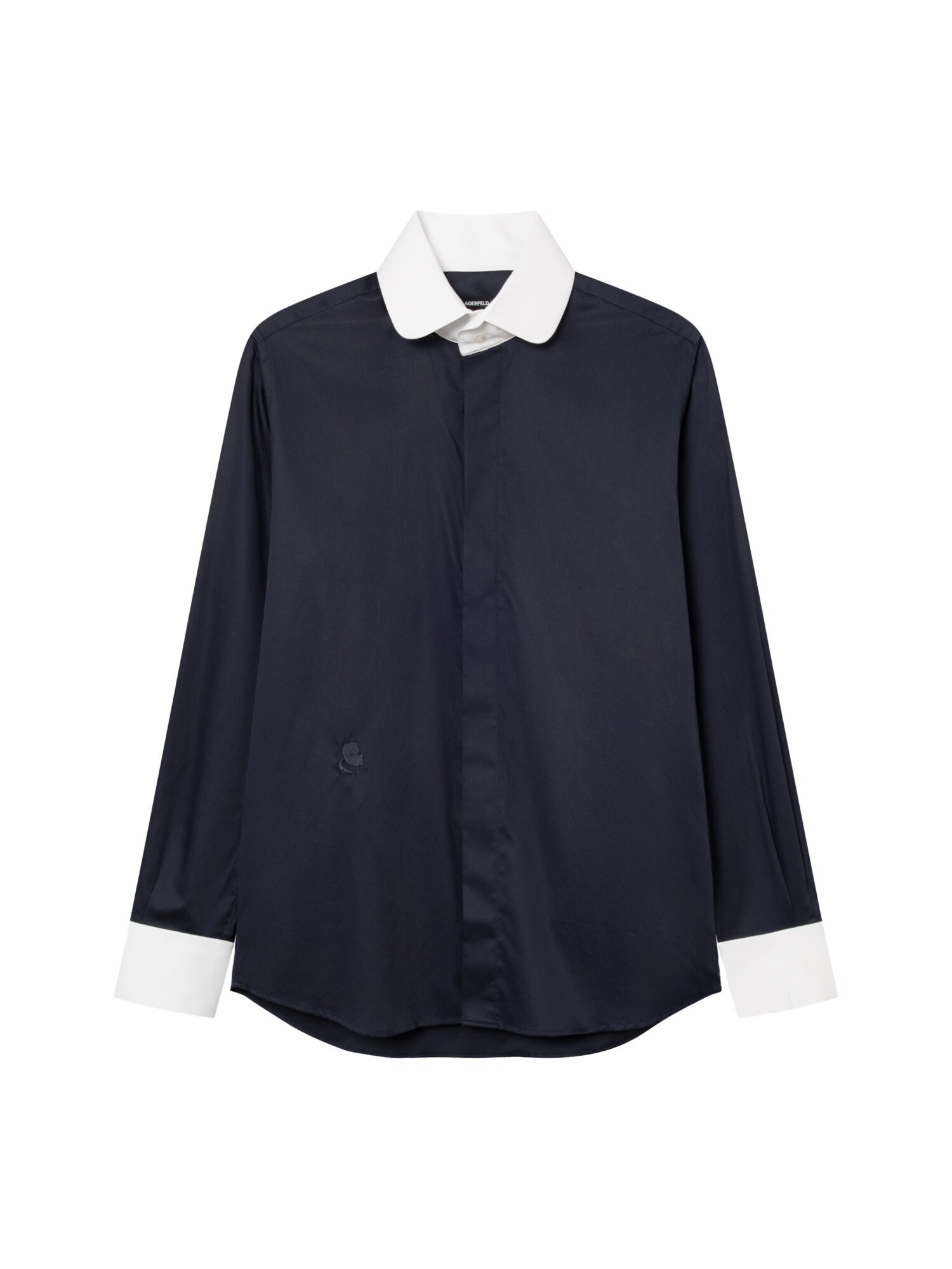 Karl Lagerfeld Camisa ' 605148 '  azul oscuro