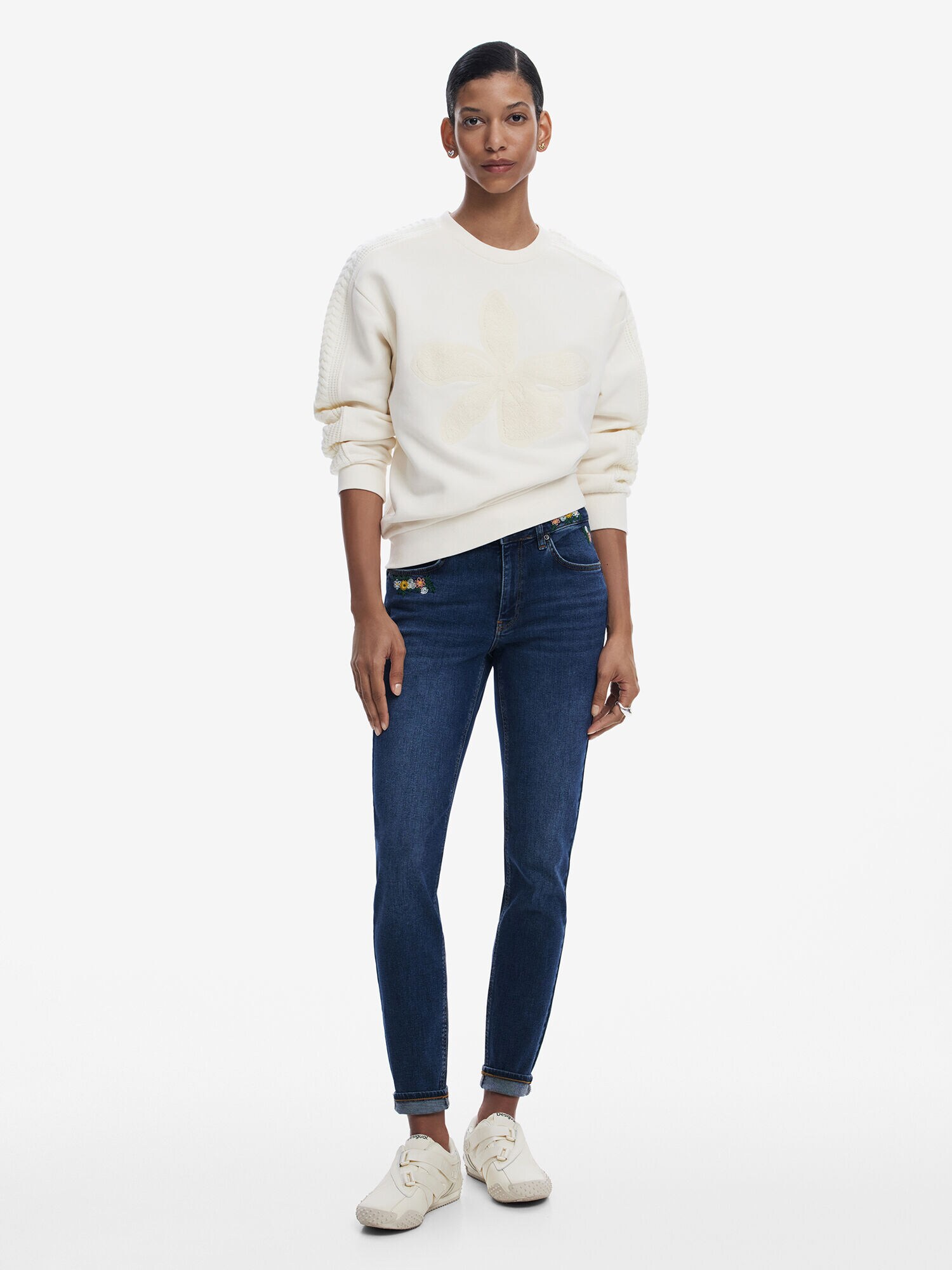 Desigual Farmer  éjkék / sárga / zöld / fehér termék 2. képe