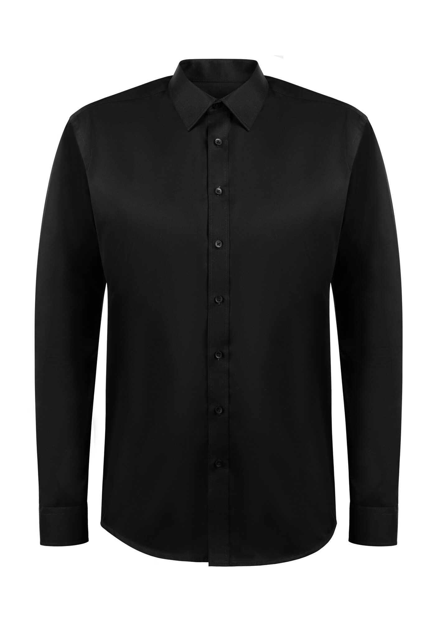 DreiMaster Klassik Dalykinio stiliaus marškiniai juoda