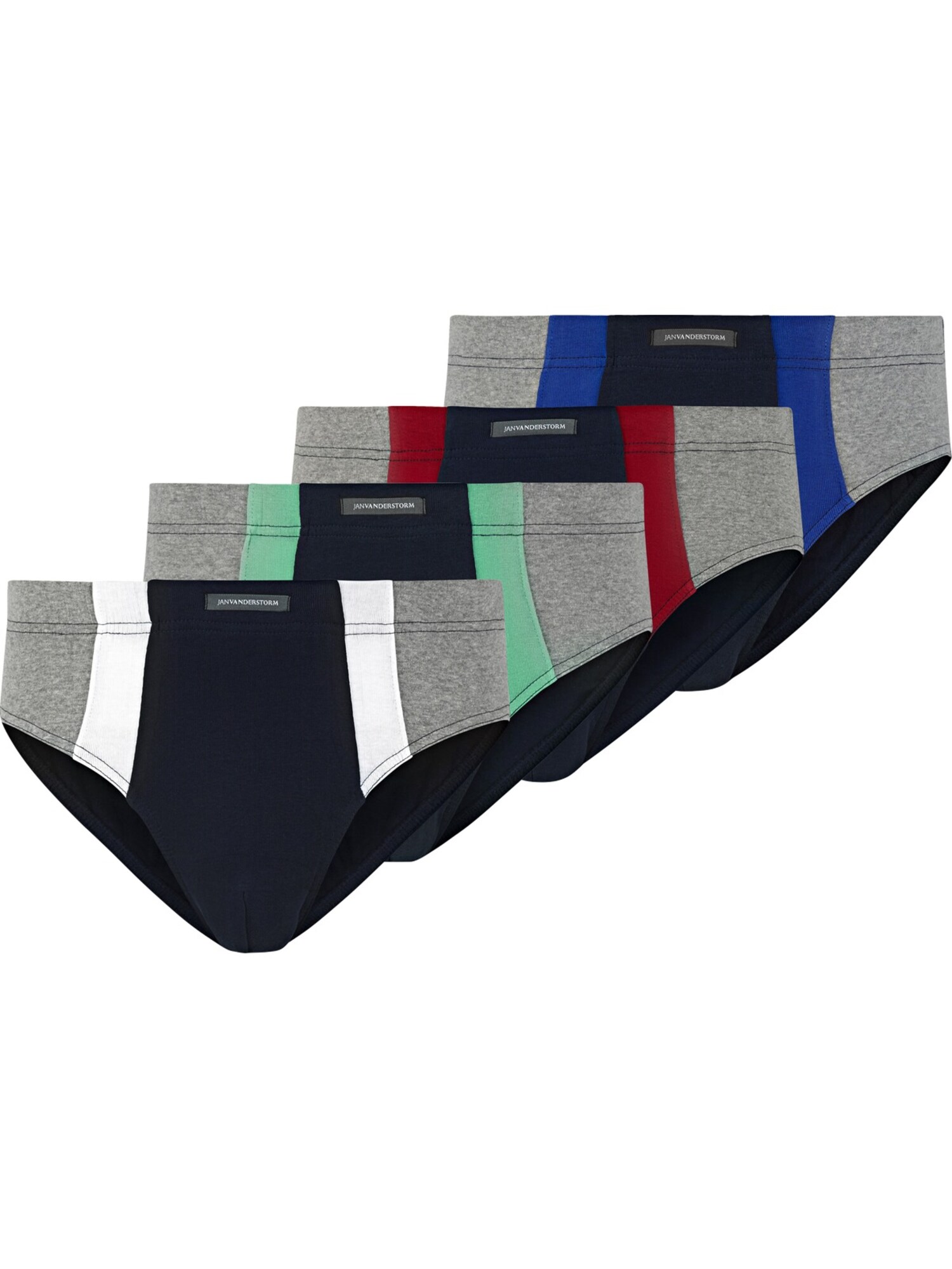 Jan Vanderstorm 4er Pack Sportslip Finnbarr