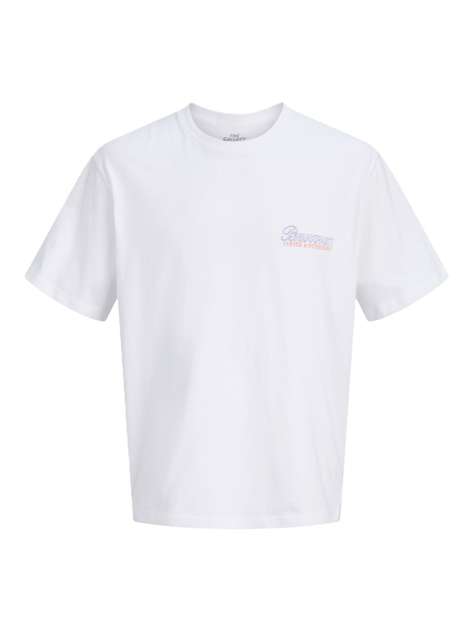 T-shirt 'JORSKETCH' blå / plommon / orange