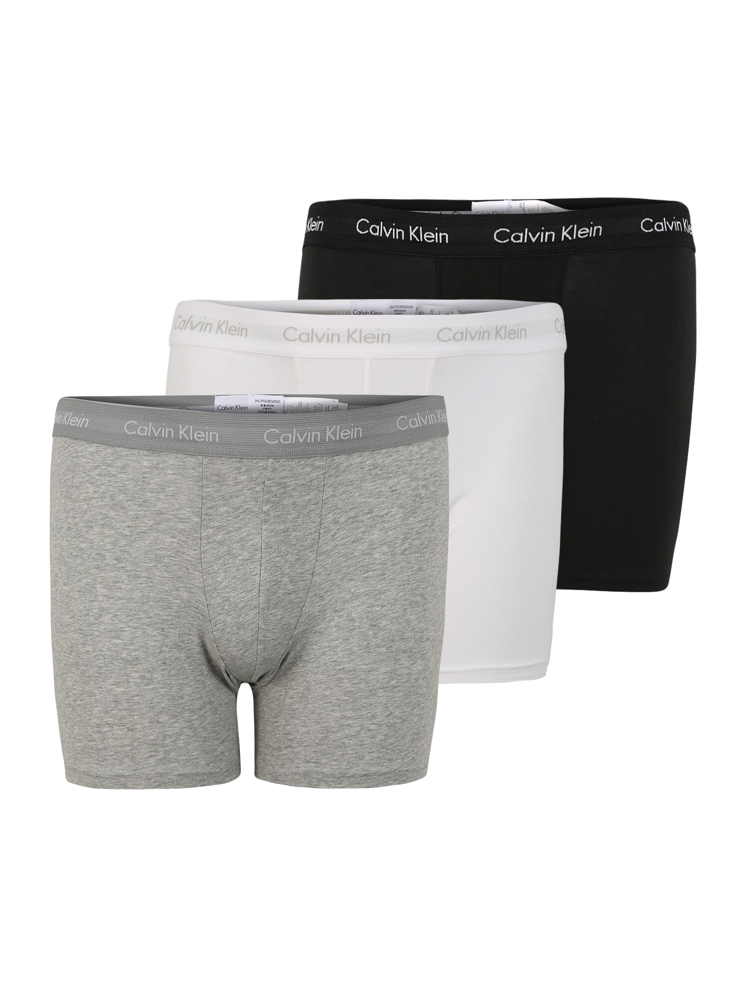 Calvin Klein Underwear Boxer trumpikės  pilka / juoda / balta