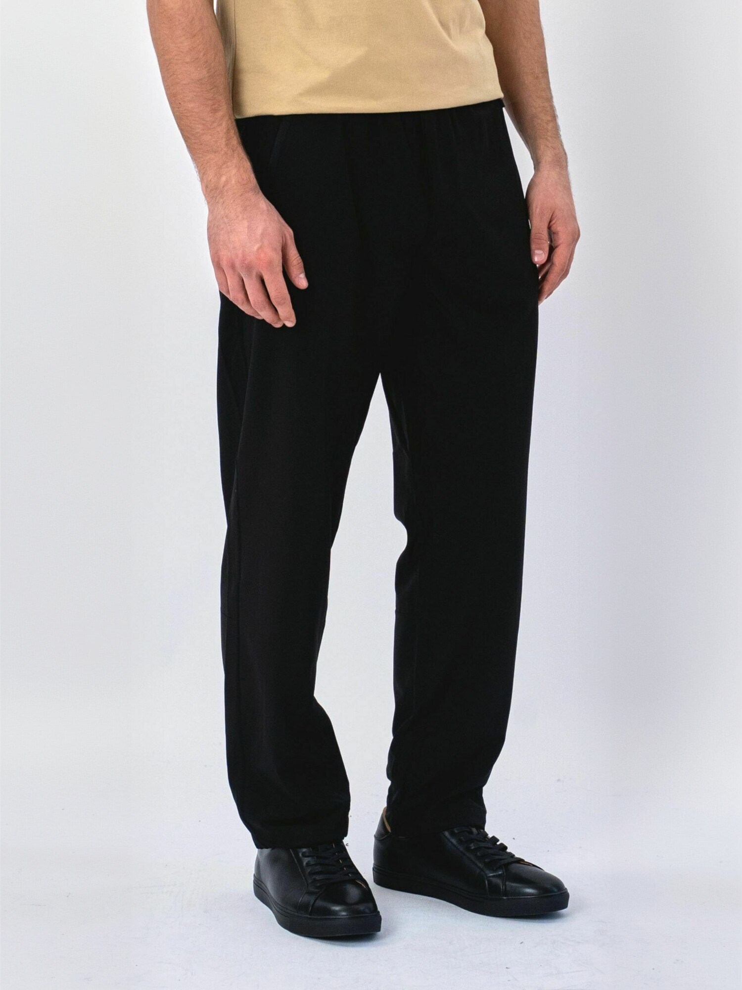 TEESHOPPEN Pantaloni  Track  negru