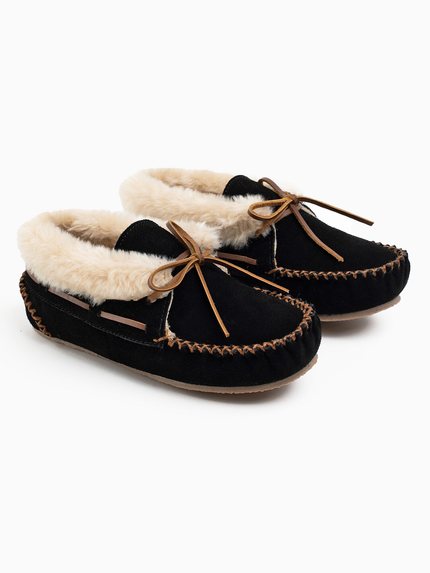 Minnetonka Mokaszin 'Chrissy'  krém / barna / fekete termék 2. képe