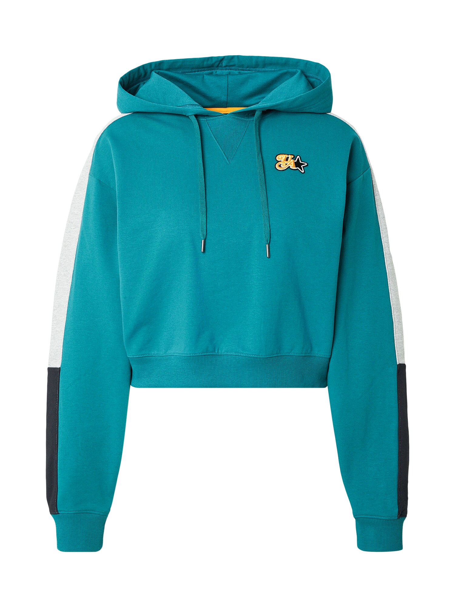 UNDER ARMOUR Hanorac sport Terry  verde iarbă / negru / alb