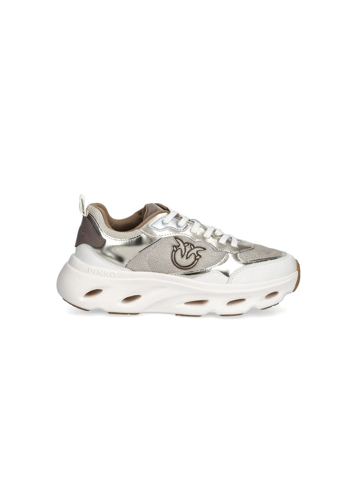 PINKO Zapatillas deportivas bajas platino – imagen 2