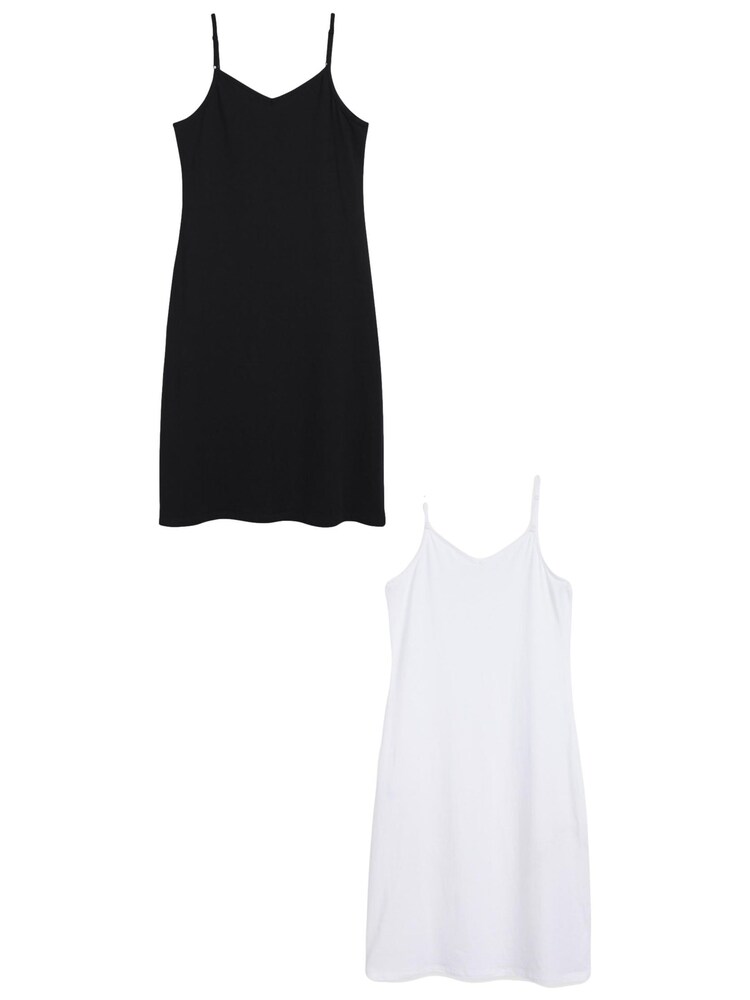 Next Nachthemd Damen Größe M schwarz / weiß