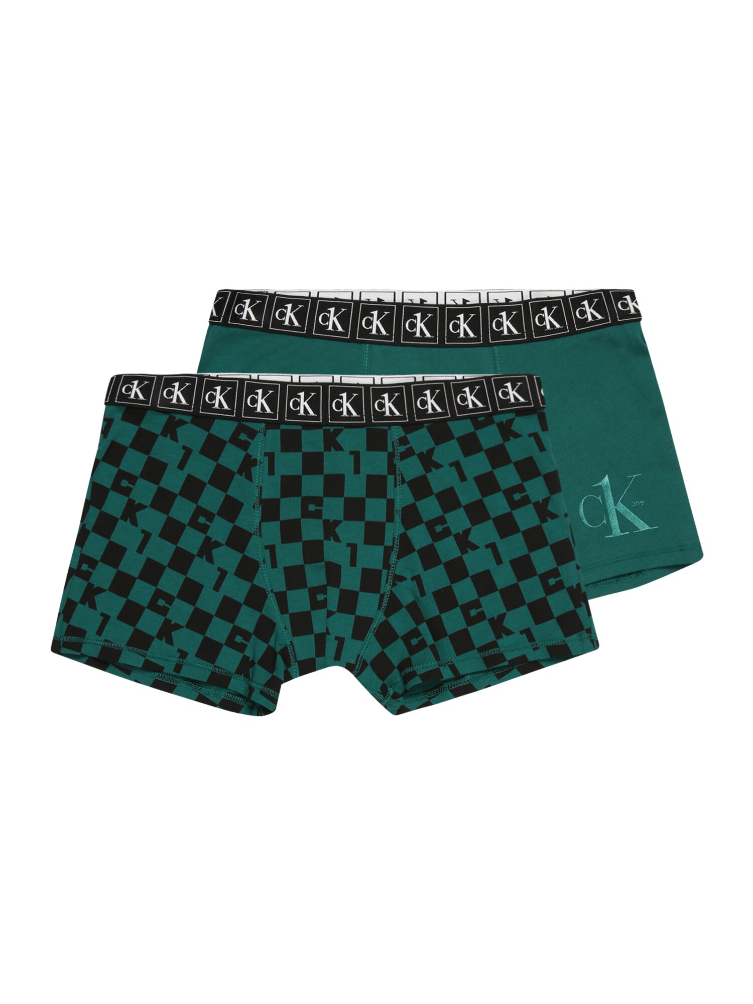 Calvin Klein Underwear Apakšbikses zaļš / melns / balts