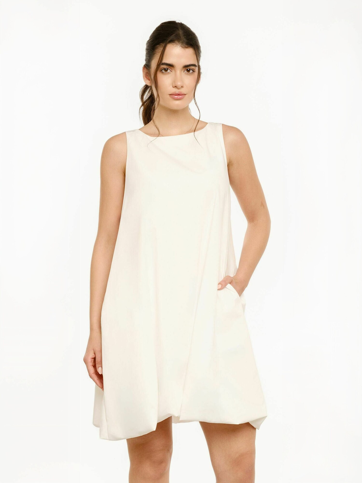 Liberte Essentiel Rochie BARBEL alb murdar