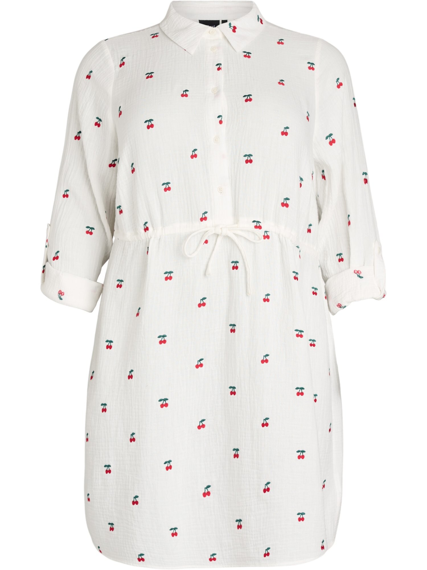 Zizzi Rochie 'Vviva'  verde / roșu / alb