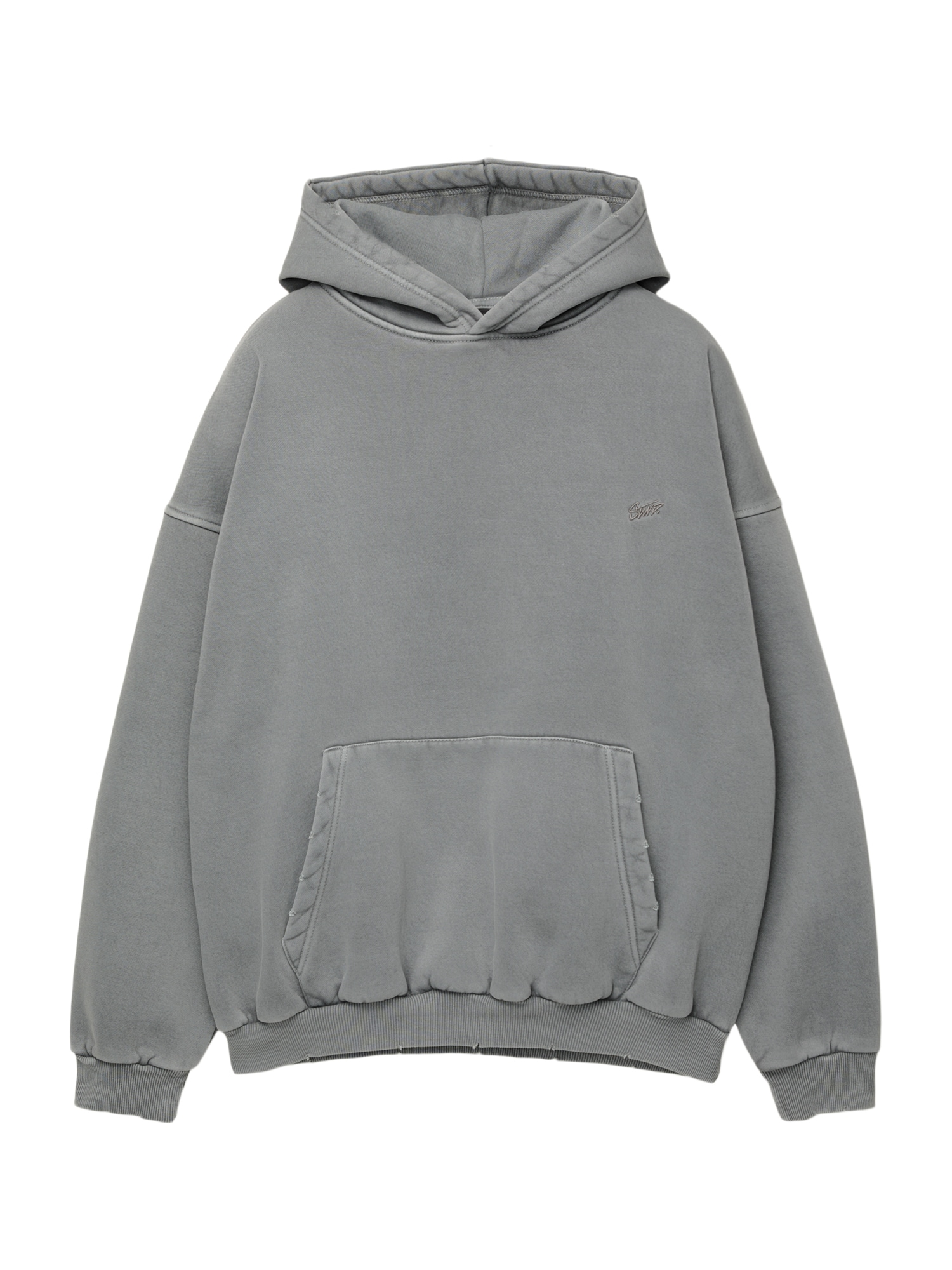 Pull&Bear Bluză de molton STWD  gri