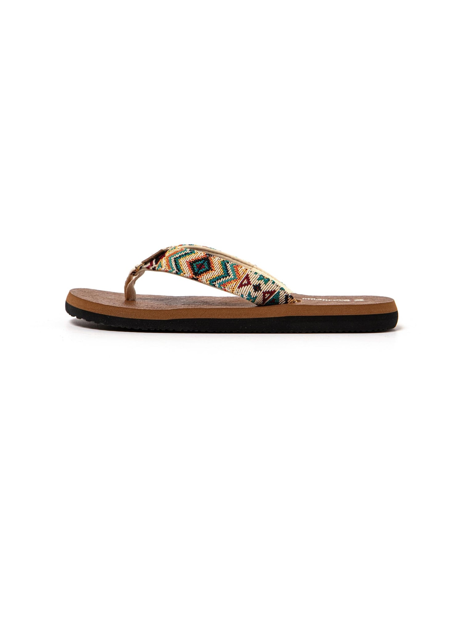 Brasileras Zapatos para playa y agua 'Inca'  beige / verde / rojo oscuro