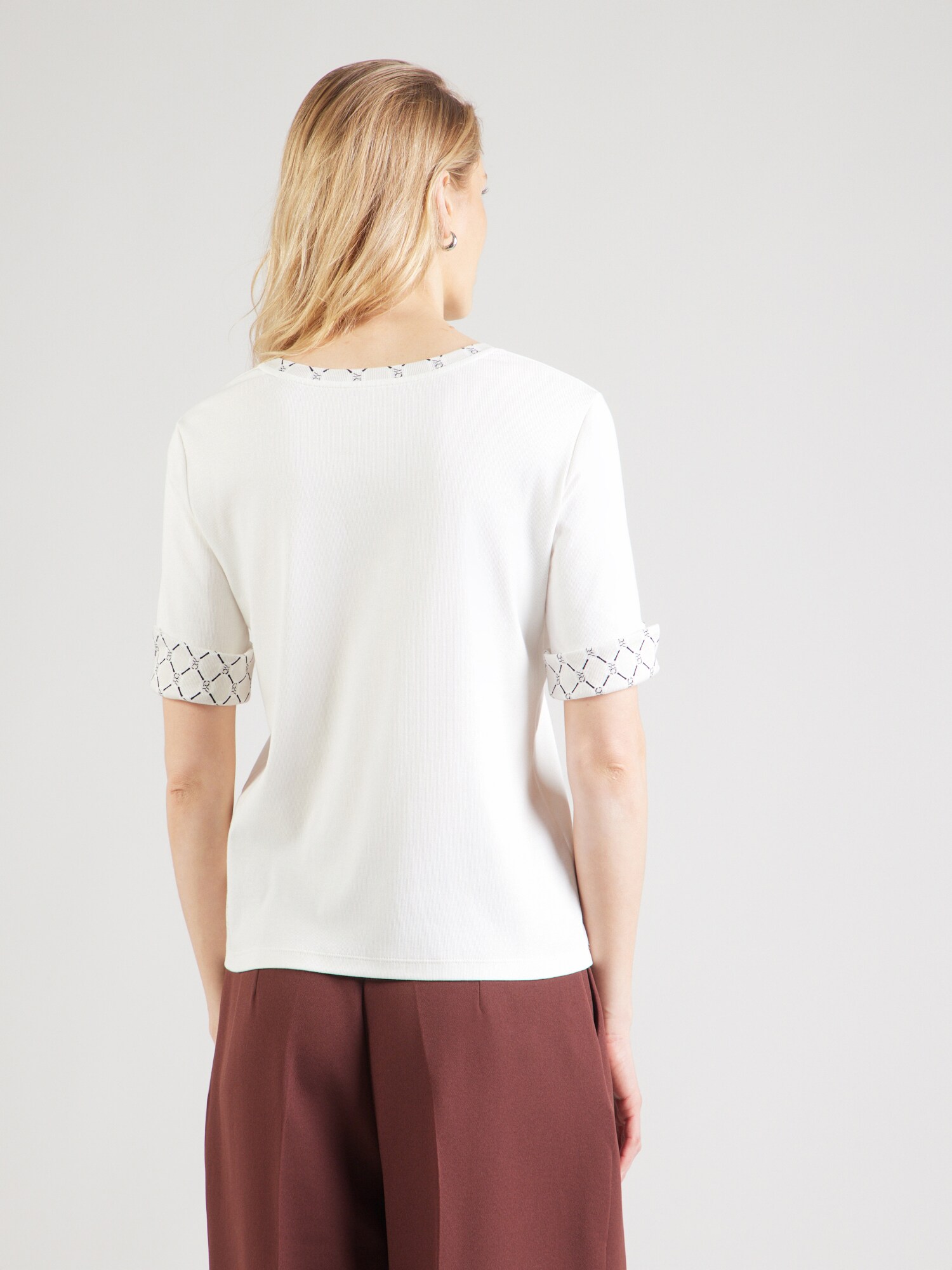Marc Cain Camiseta navy / blanco – imagen 3