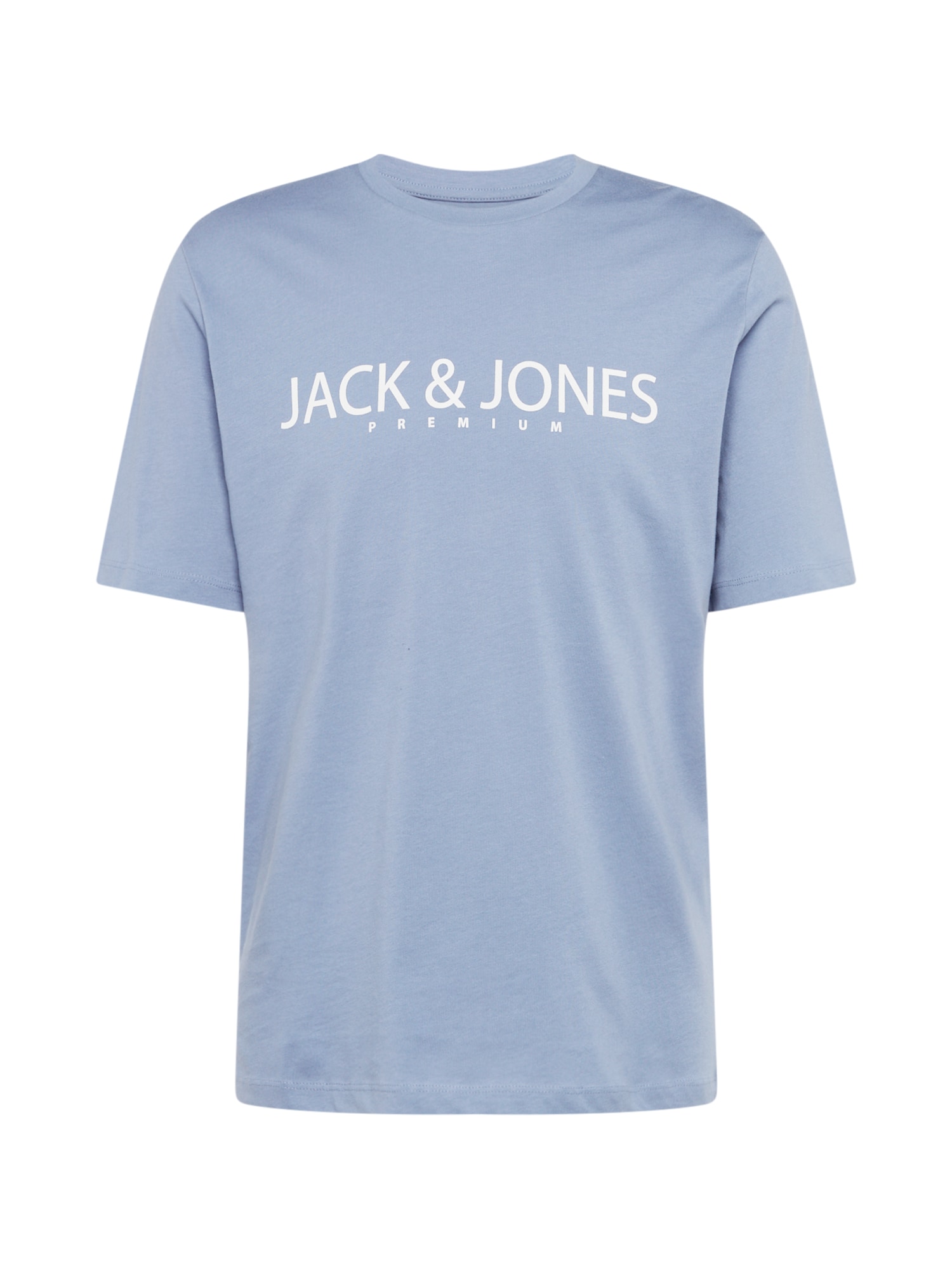JACK & JONES Marškinėliai 'Bla Jack' šviesiai mėlyna / balta