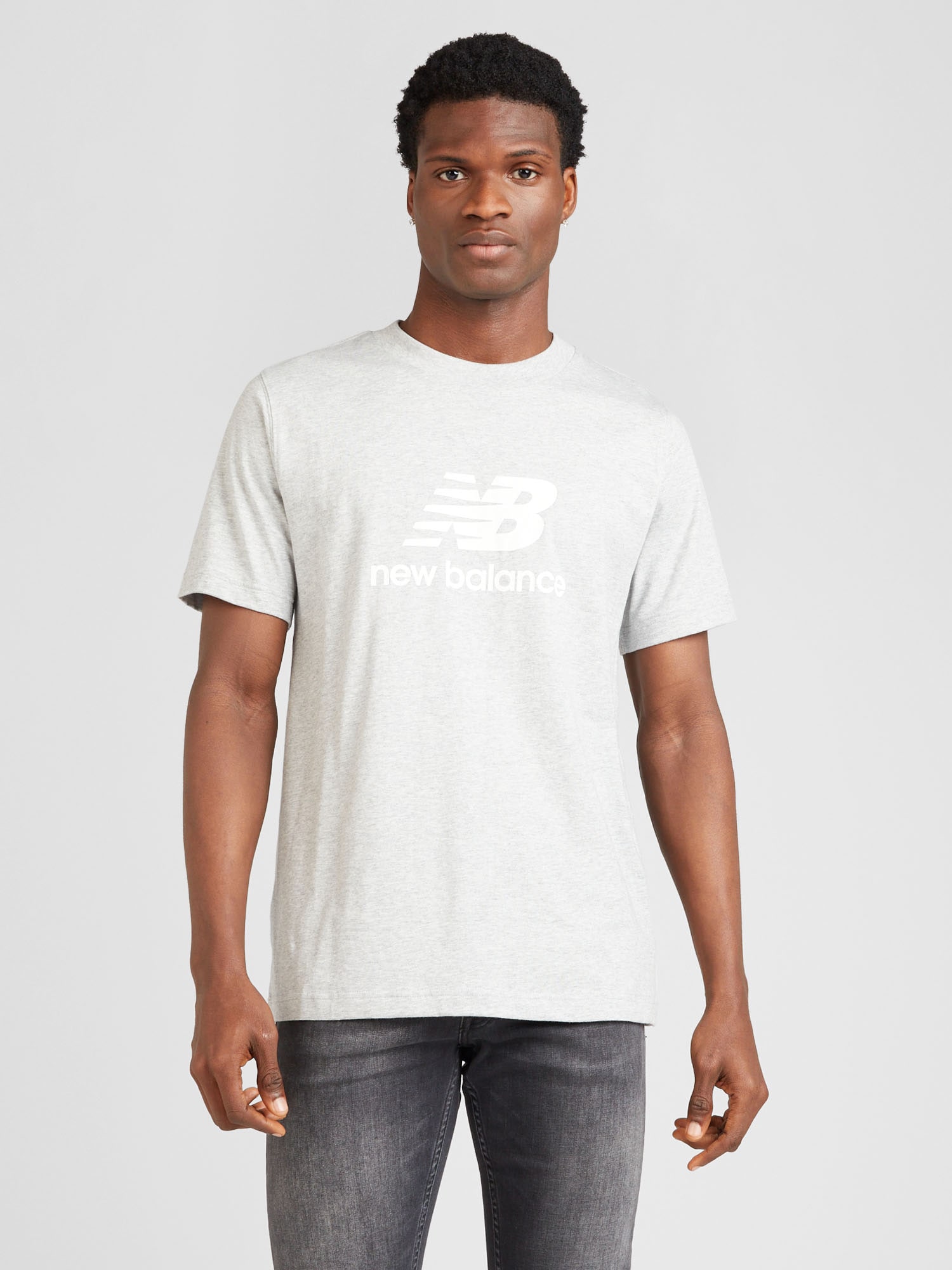 new balance Póló  szürke melír / fehér termék 2. képe