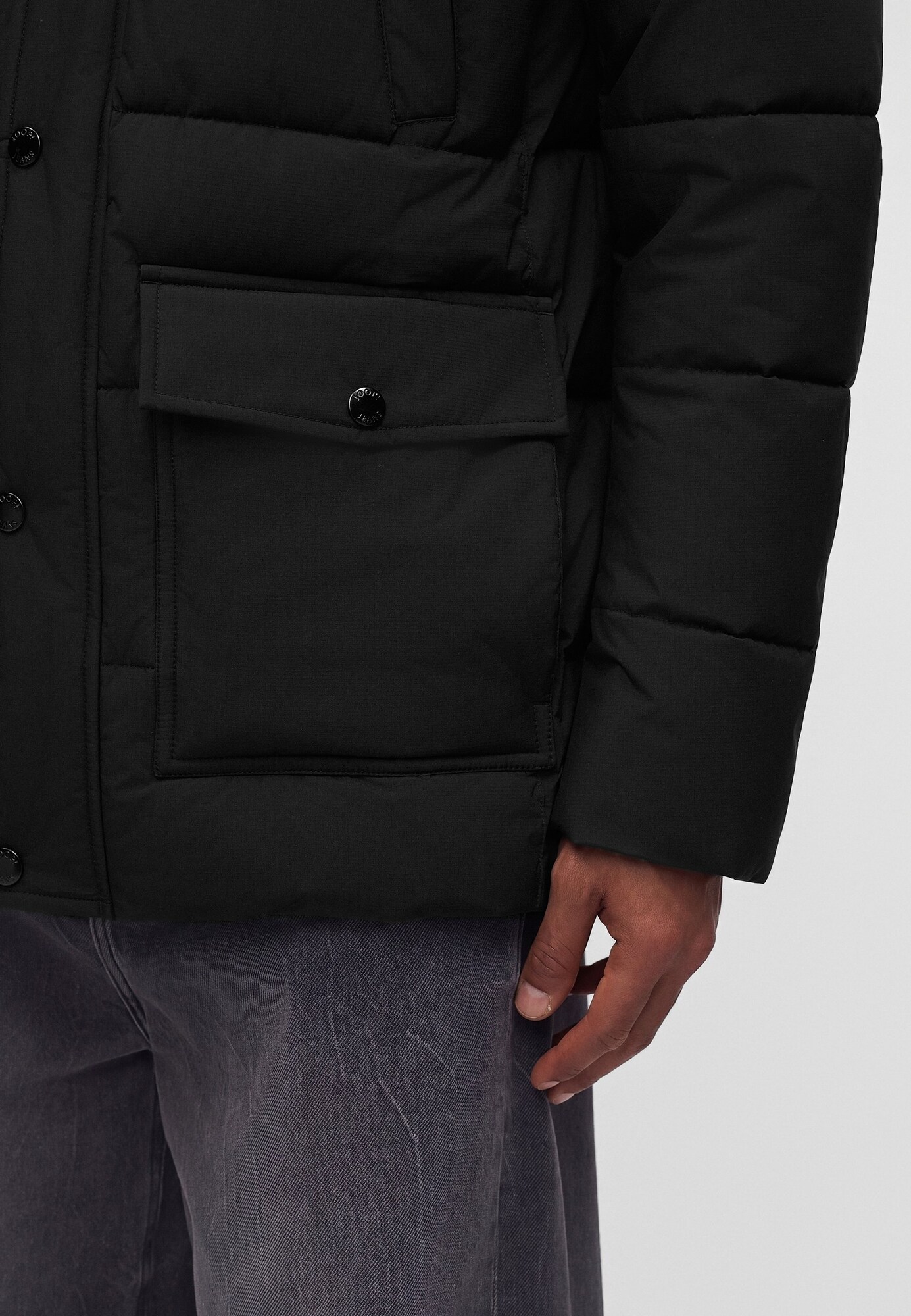 JOOP! Jeans Chaqueta de invierno 'Harlow' negro – imagen 3