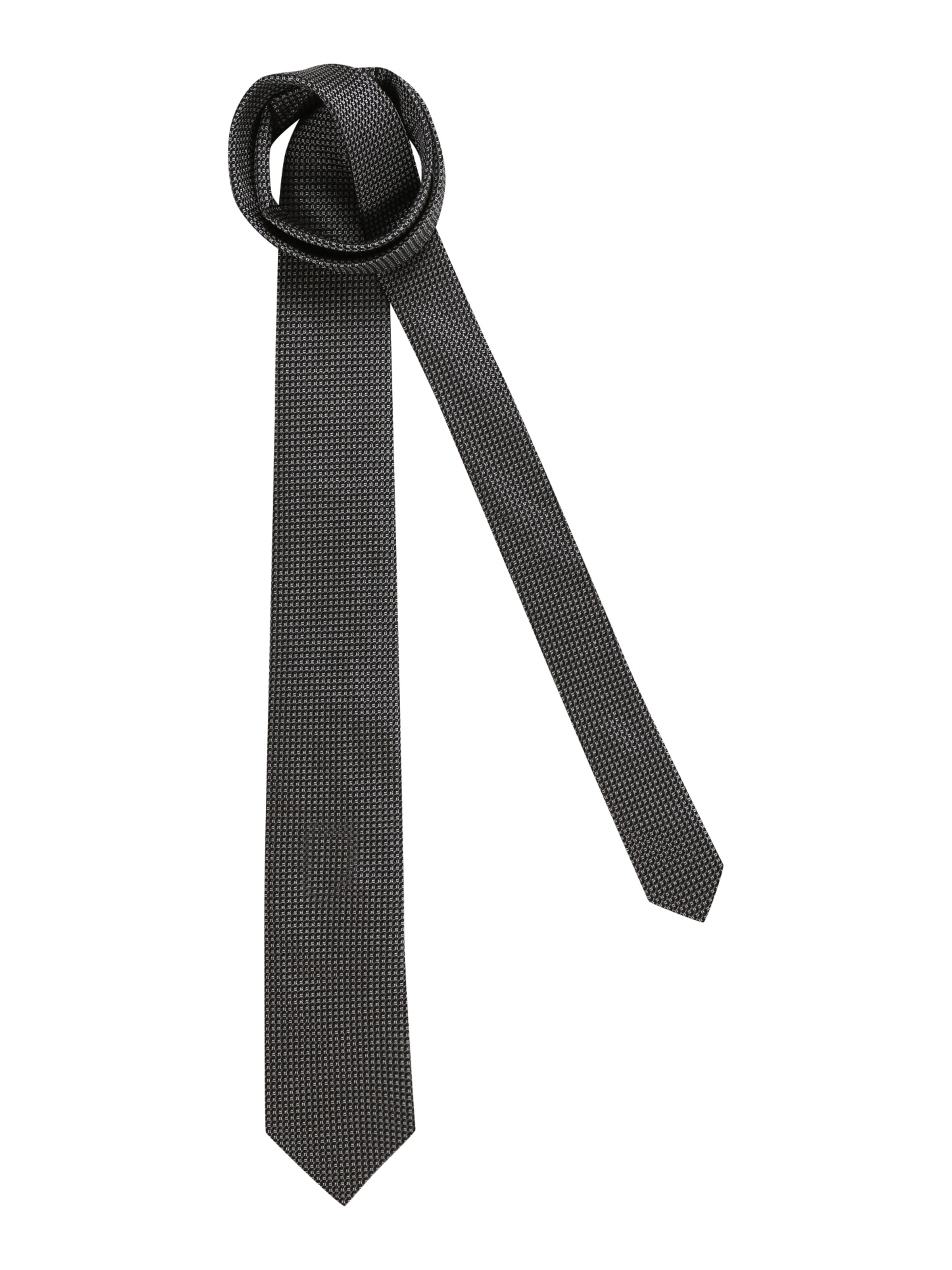 BOSS Kravata  siva / crna