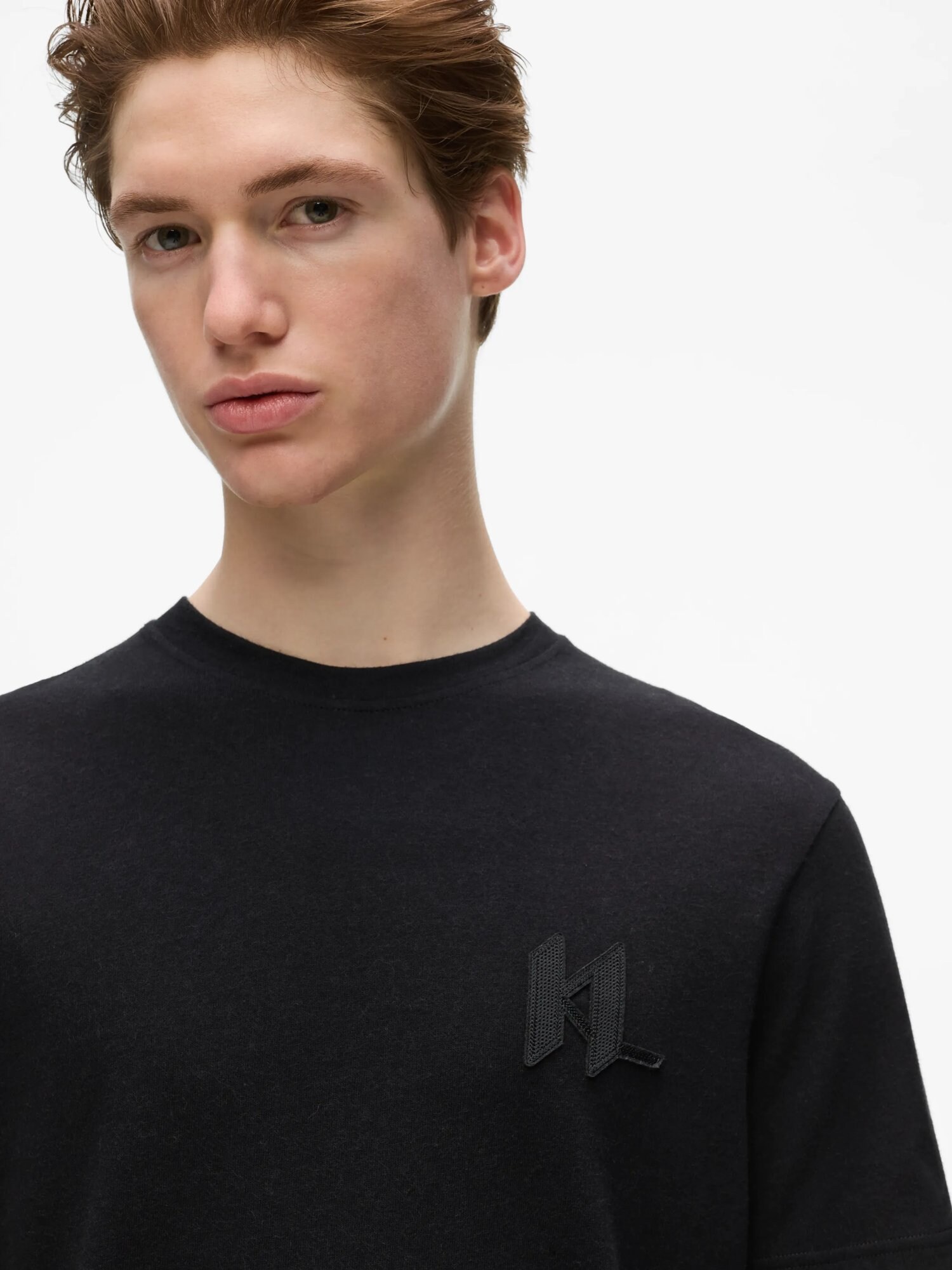 Karl Lagerfeld Camiseta  antracita / negro – imagen 4