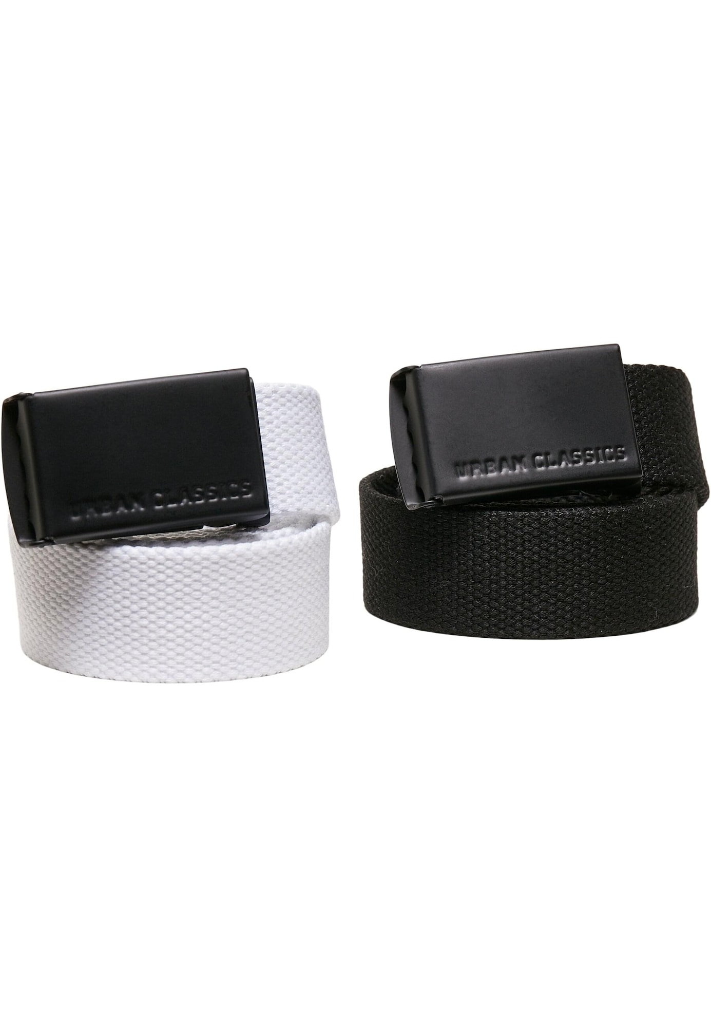 Urban Classics Curea  negru / alb