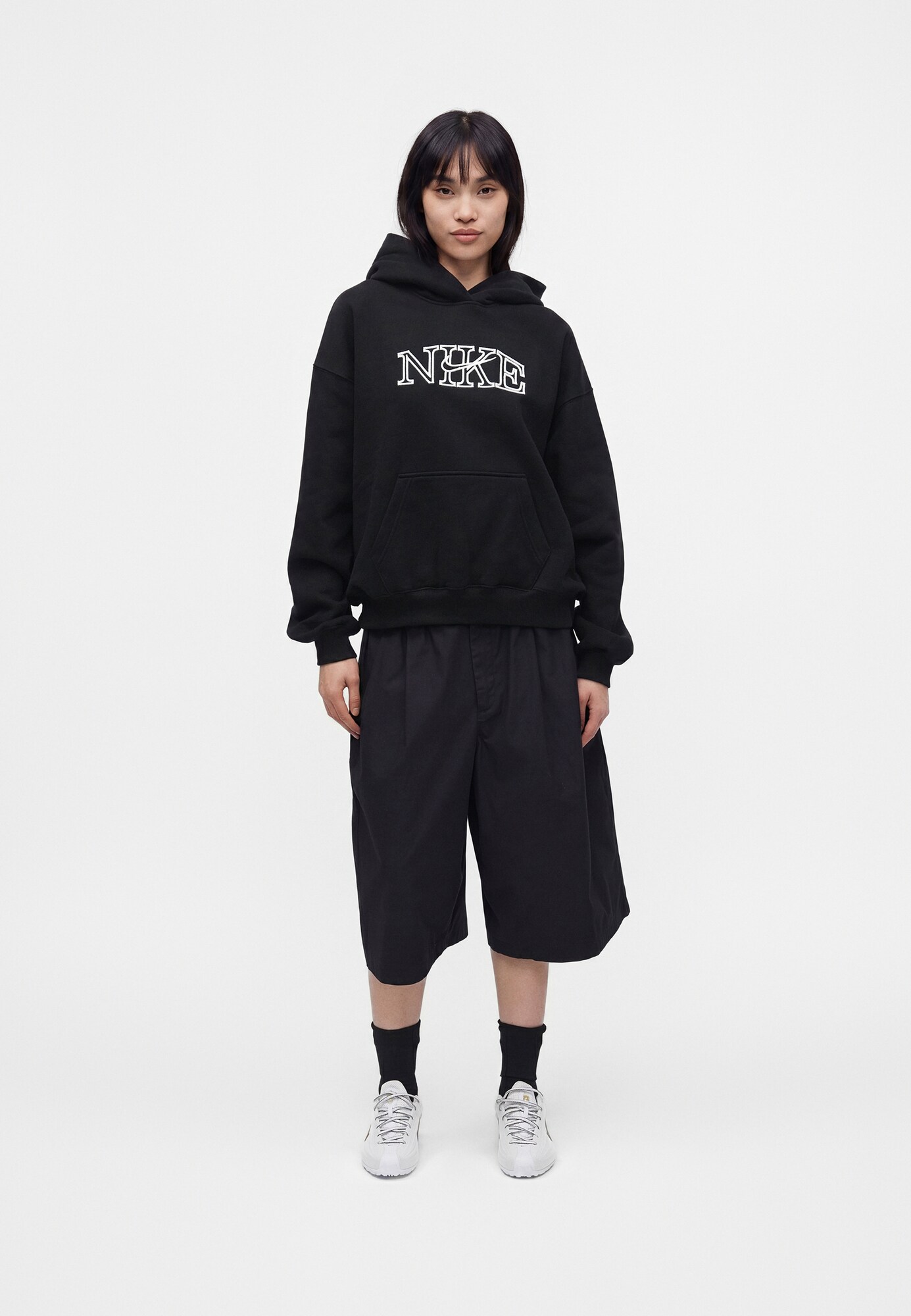 Nike Sportswear Sudadera negro / blanco – imagen 8