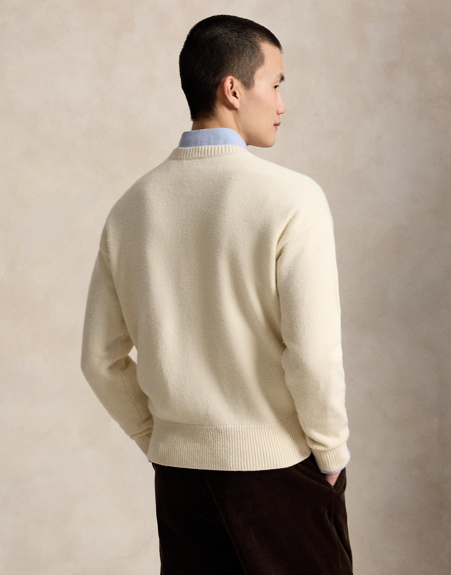 Polo Ralph Lauren Jersey crema / navy – imagen 4