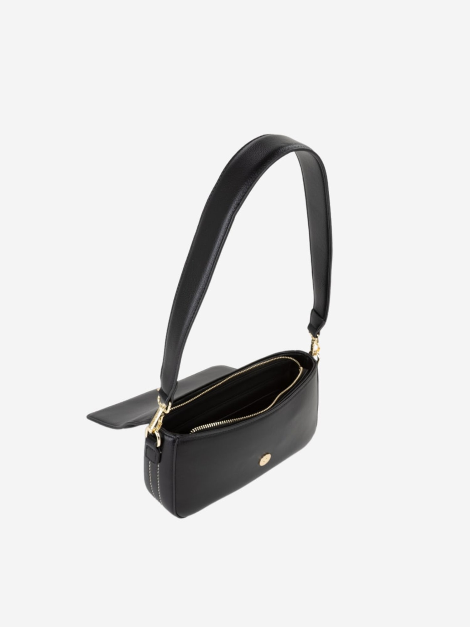 VALENTINO Axelremsväska 'Valentino Sac Bandoulière Aury Re Noir Femme Nero' dam – bild 5