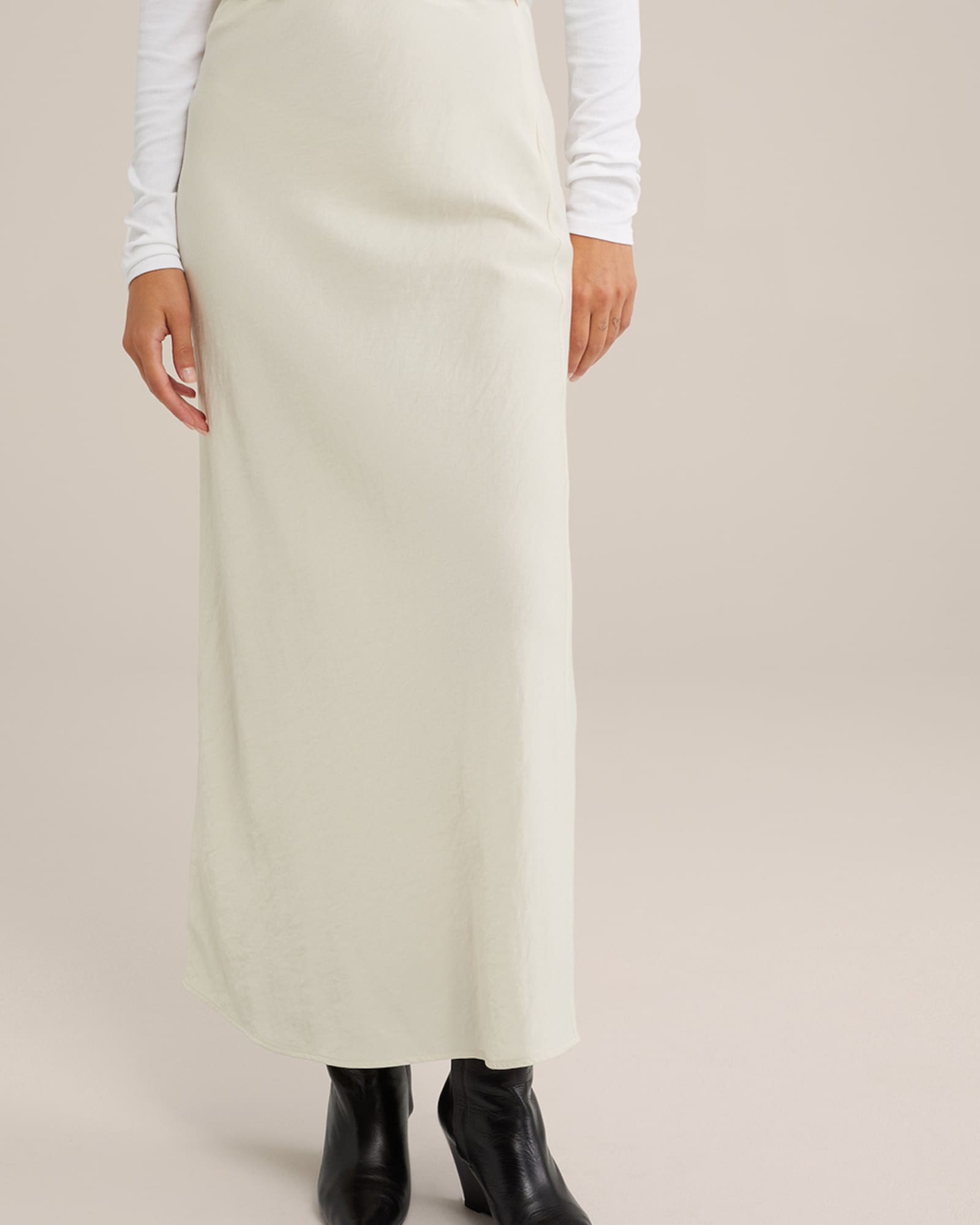 WE Fashion Szoknyák  elefántcsont termék 2. képe