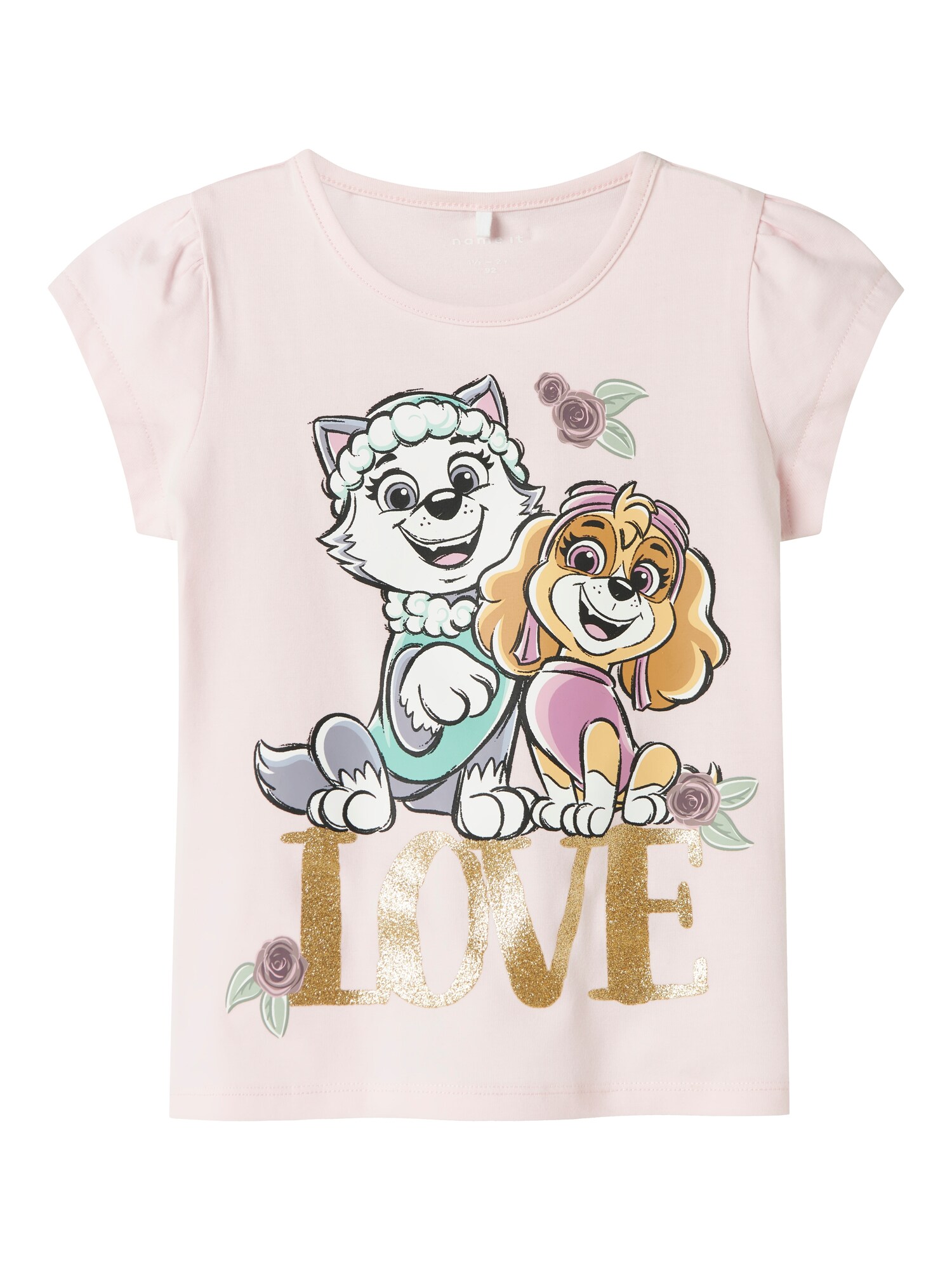 NAME IT Póló 'Paw Patrol'  bézs / arany / orchidea / rózsaszín akciós termékkép 1