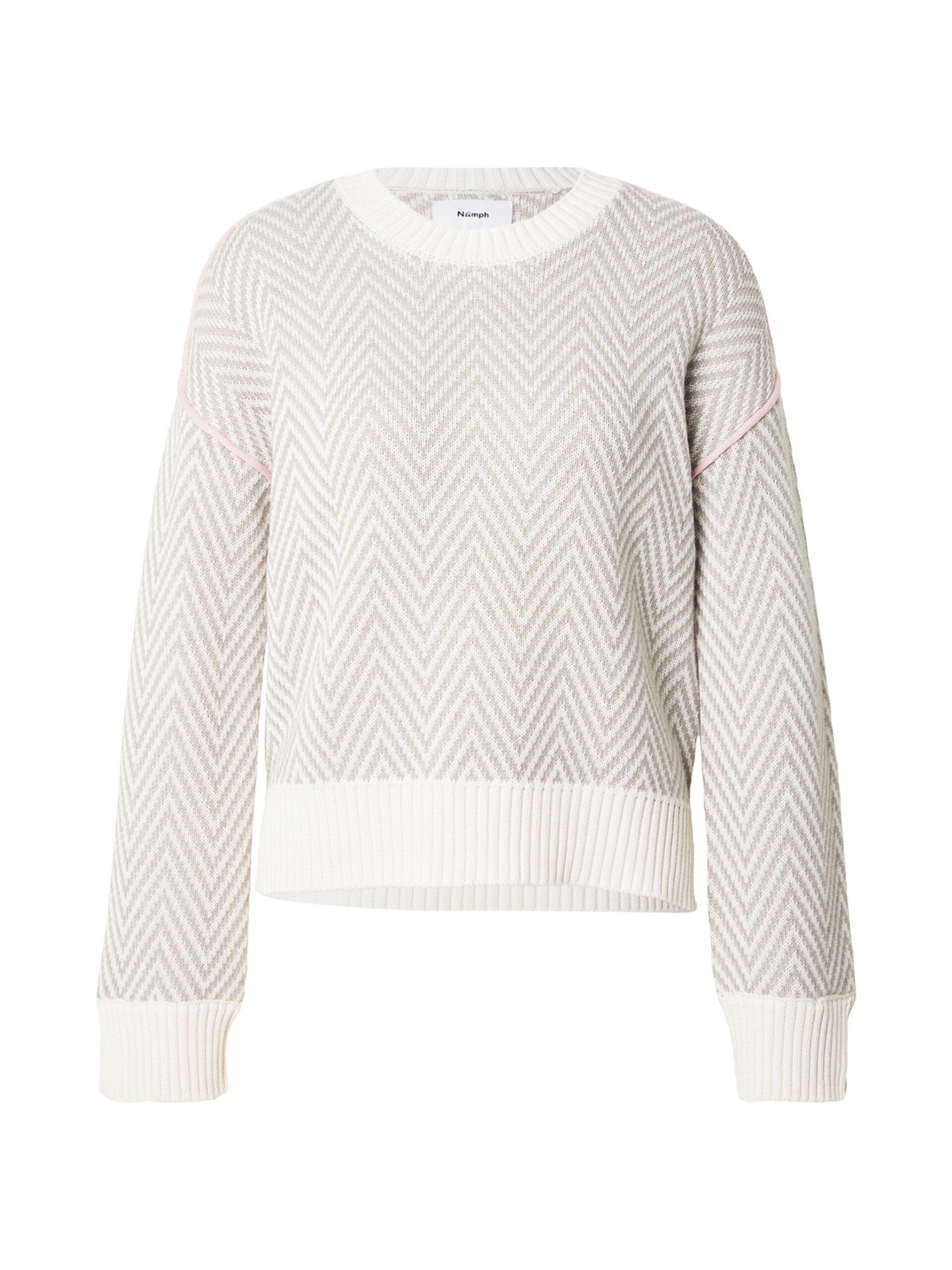 NÜMPH Tröja 'RAVISSI' grå / rosa dam