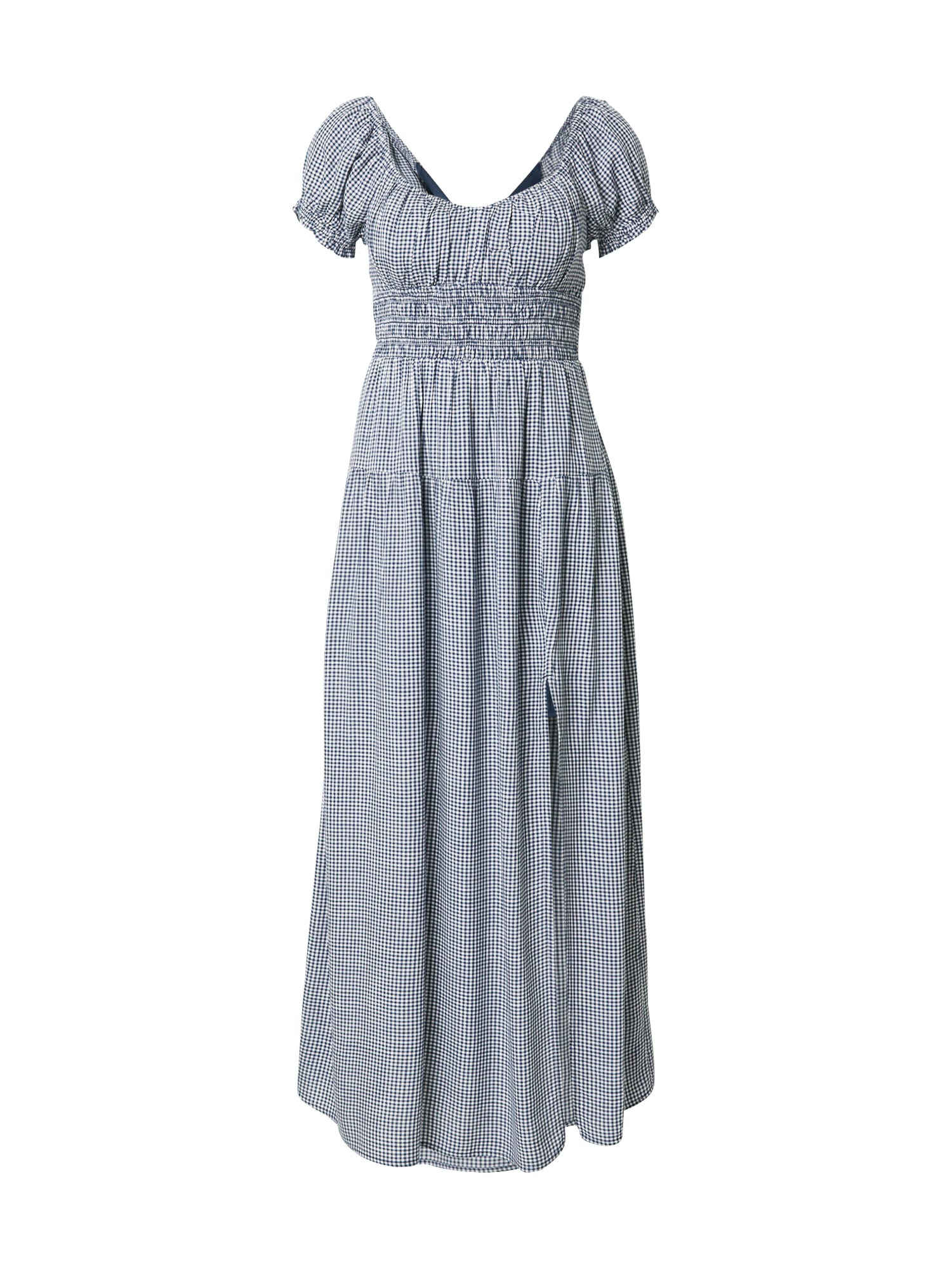 HOLLISTER Rochie de vară  albastru marin / alb