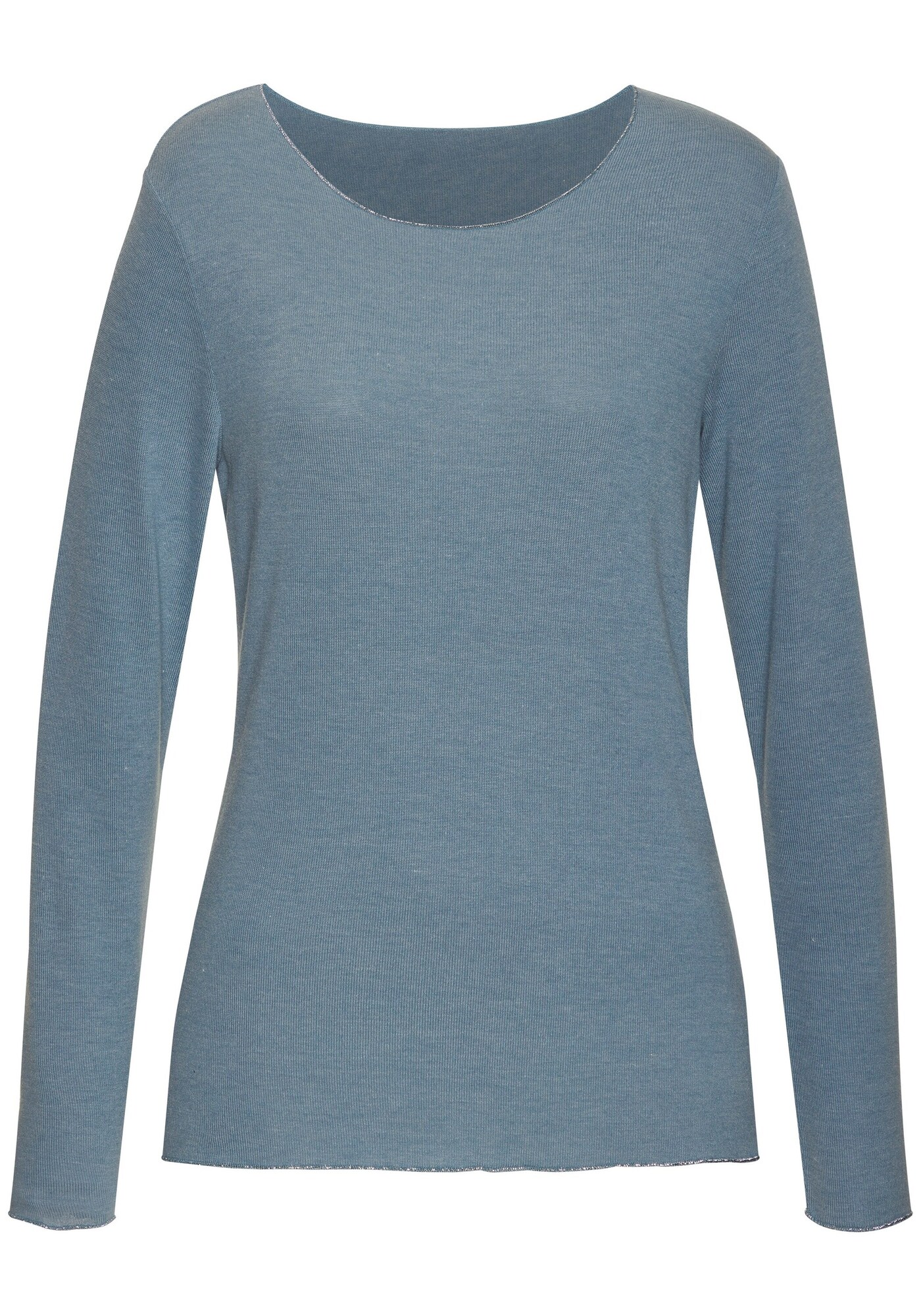 LASCANA Tricou  albastru fumuriu