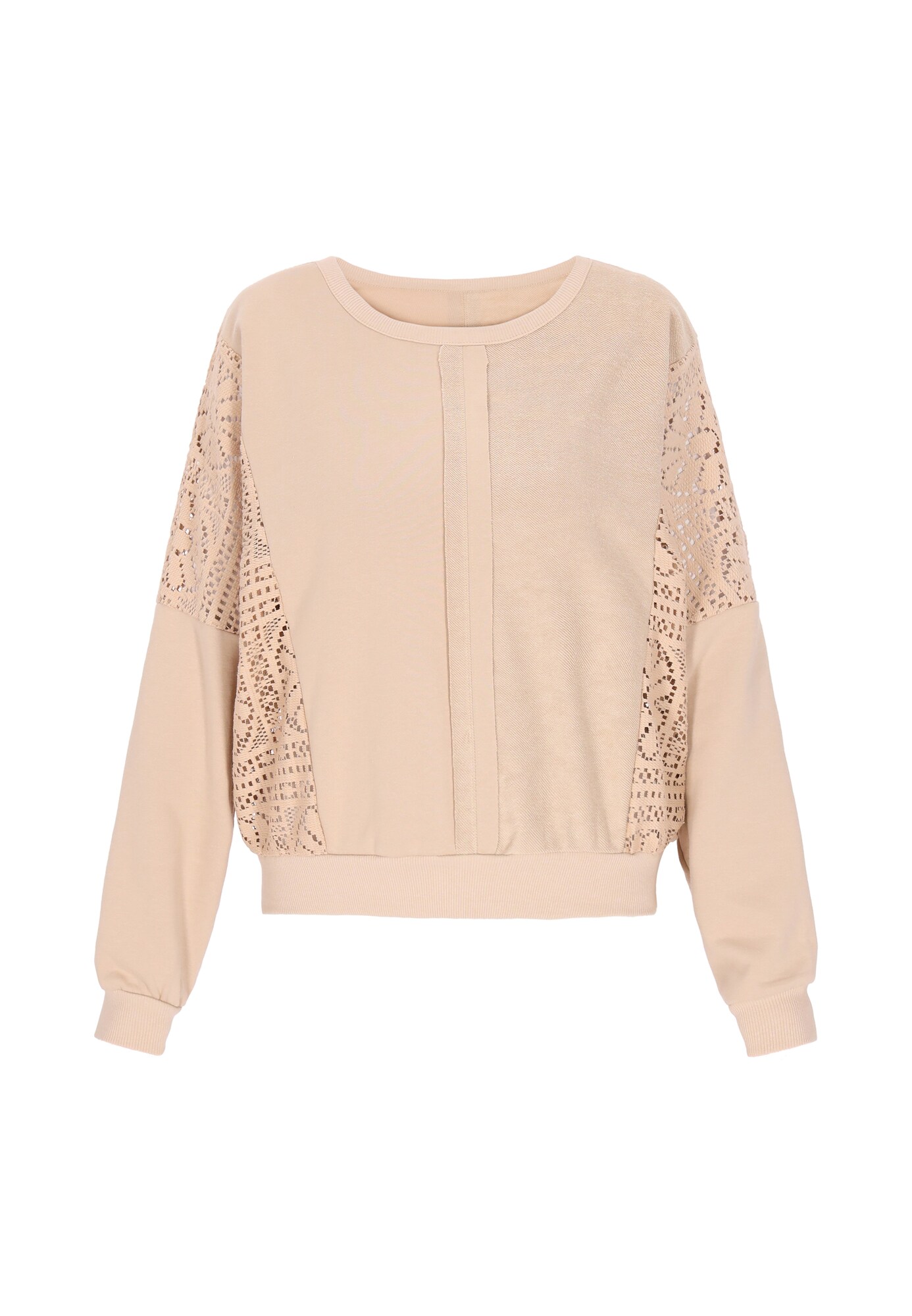 ebeeza Bluză de molton Boho Chic  maro mokka