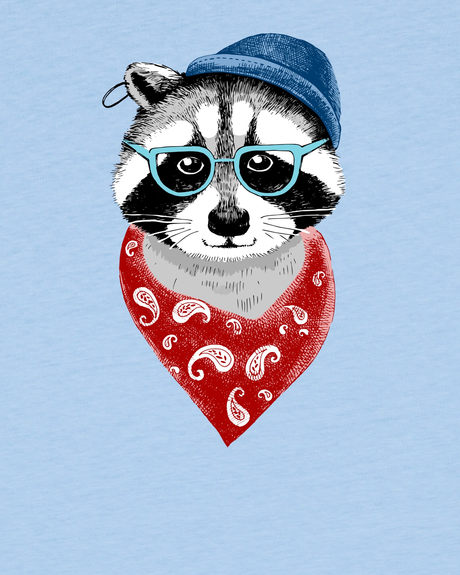Thumbnail - T-Shirt 'Waschbär'