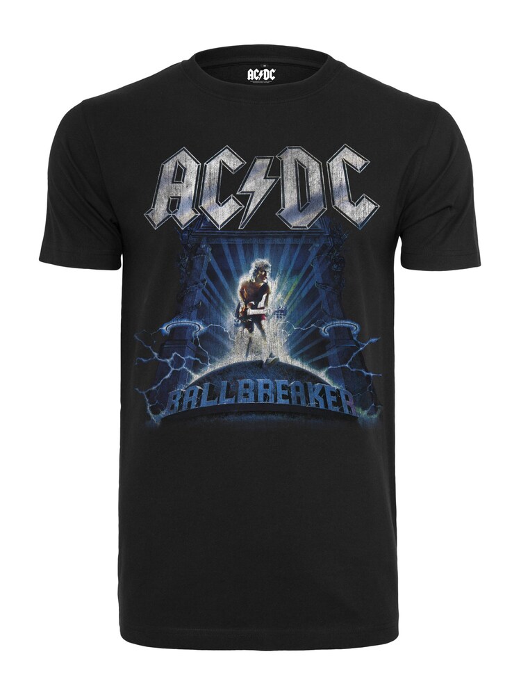 Mister Tee T-Shirt 'ACDC' Herren Größe M blau / hellgrau / schwarz