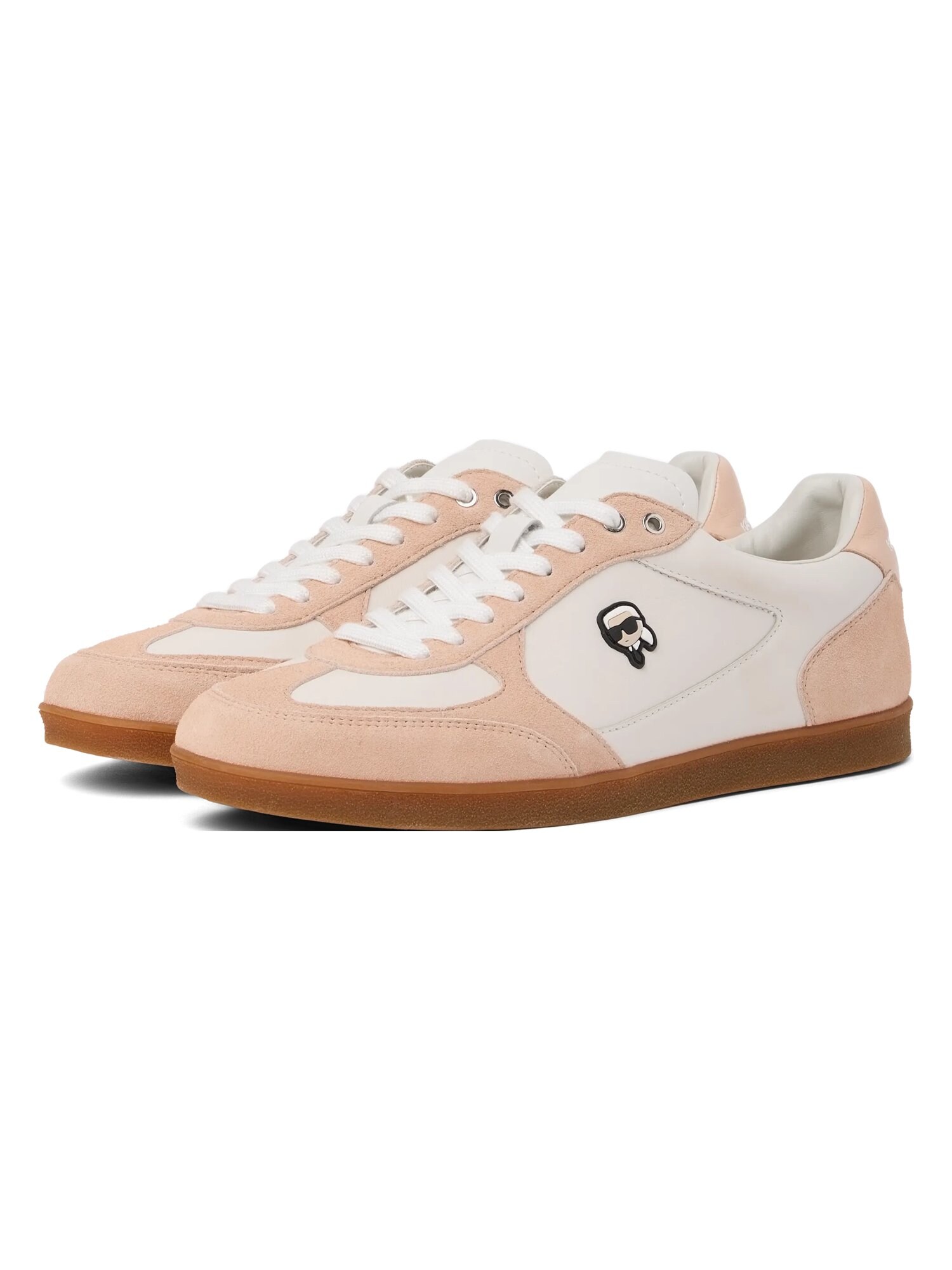 Karl Lagerfeld Sneaker low  Ikon NFT Sneakers mit Aufnäher  roz deschis