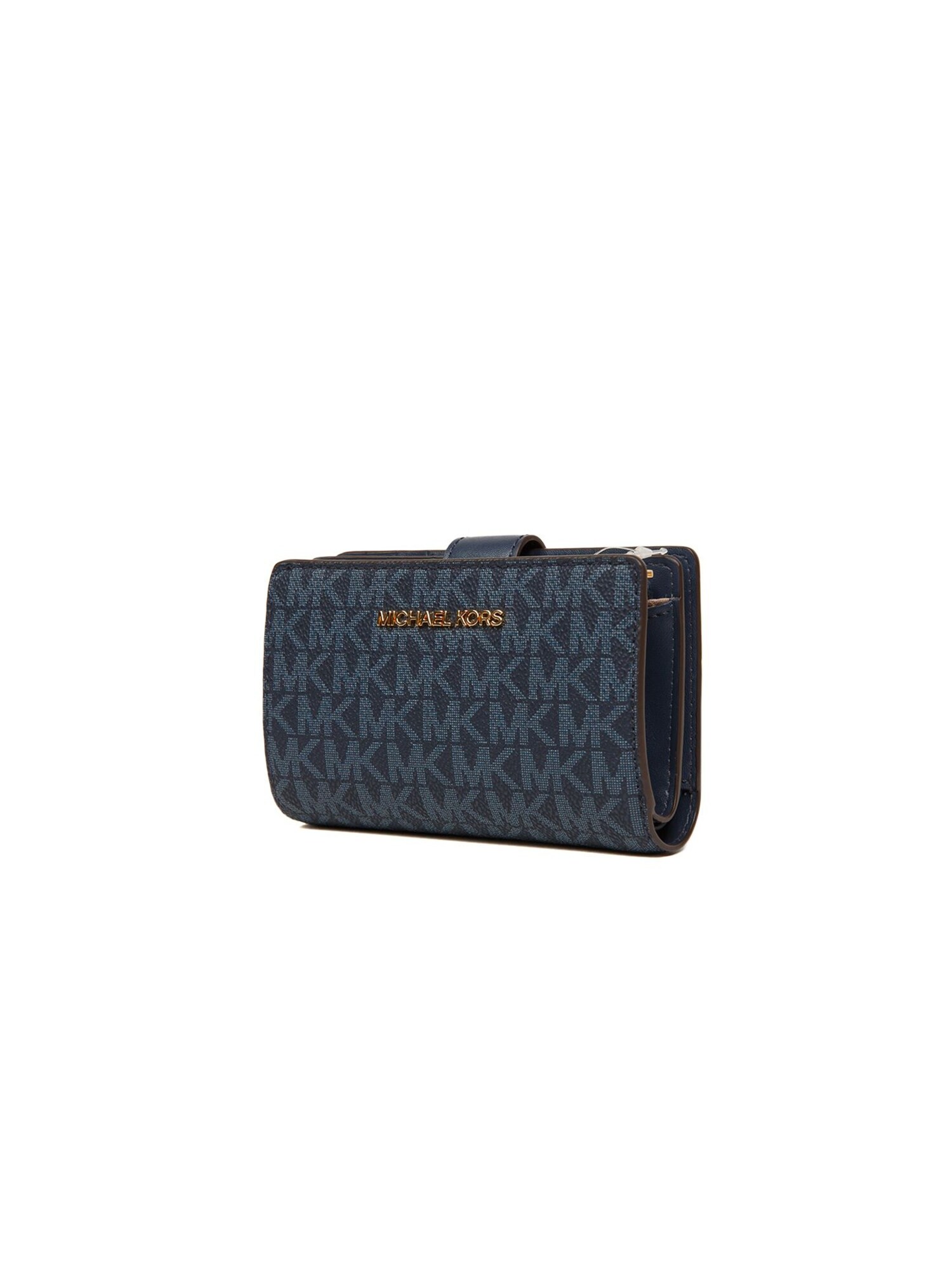Michael Kors Cartera 'Novelty Medium Bi-Fold Zip Coin With Key Fob'  azul – imagen 3