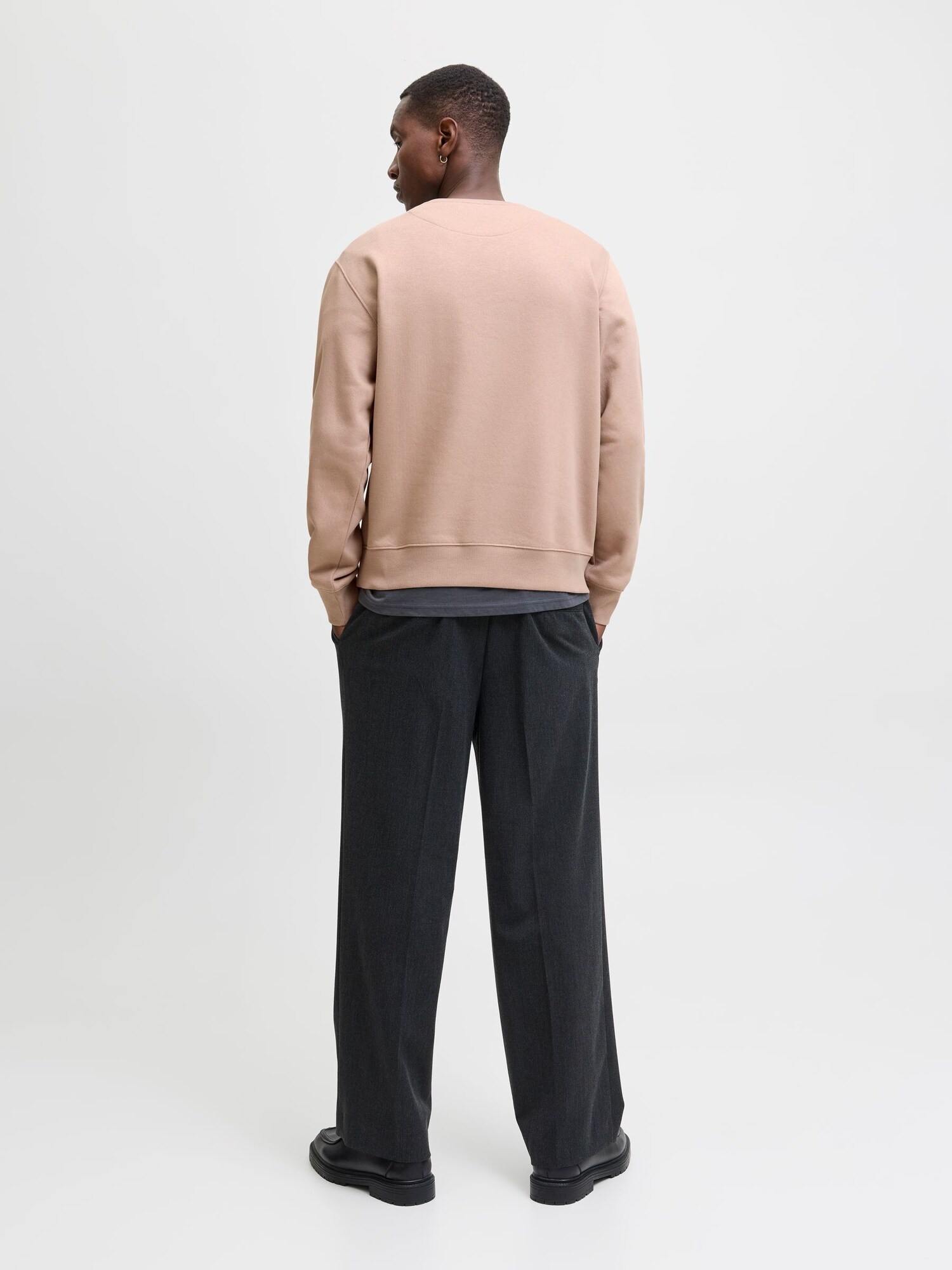 JACK & JONES Mikina 'JJEStar' svetlohnedá (obrázok 4)