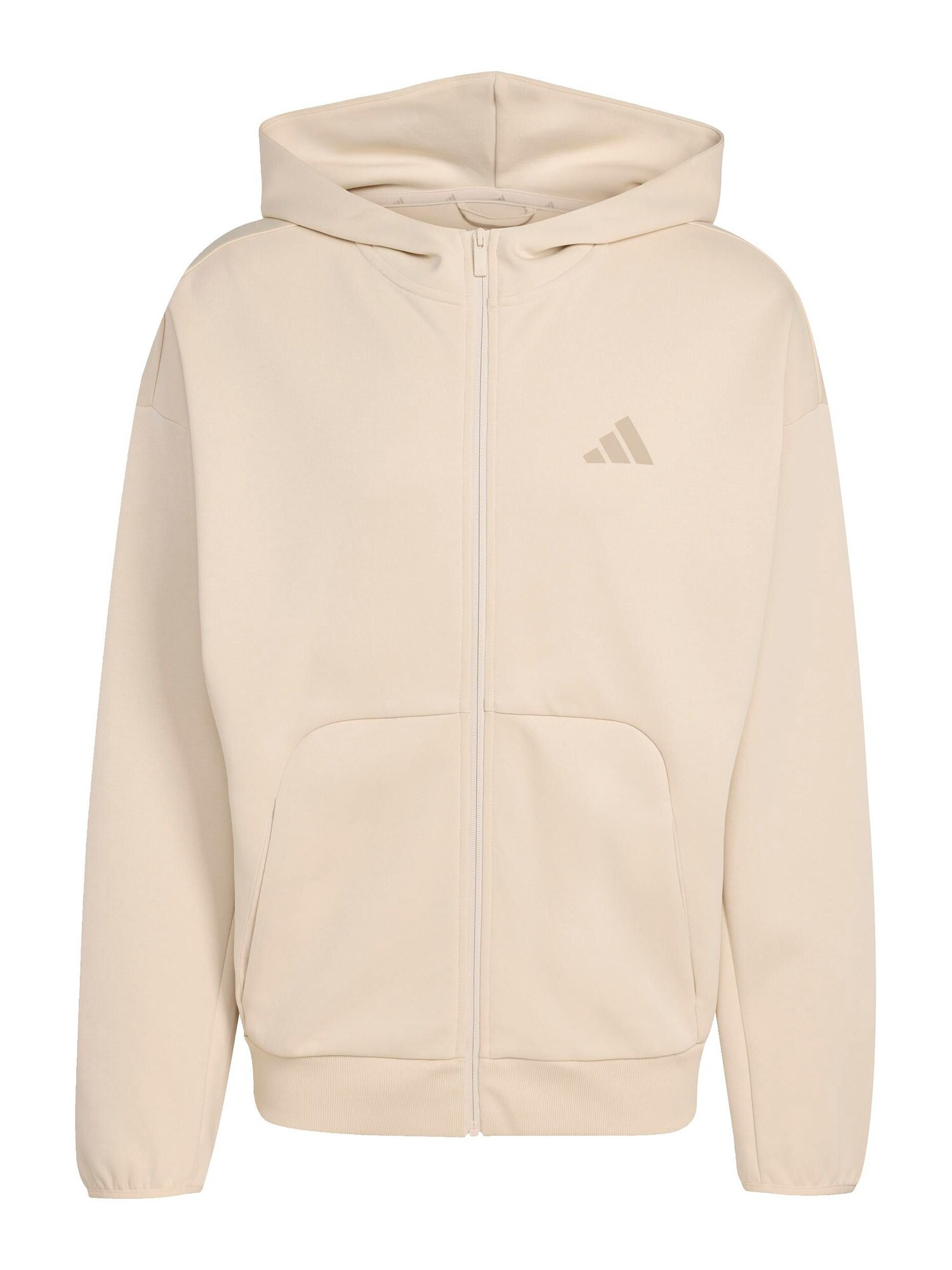 ADIDAS SPORTSWEAR Bluză cu fermoar sport  crem