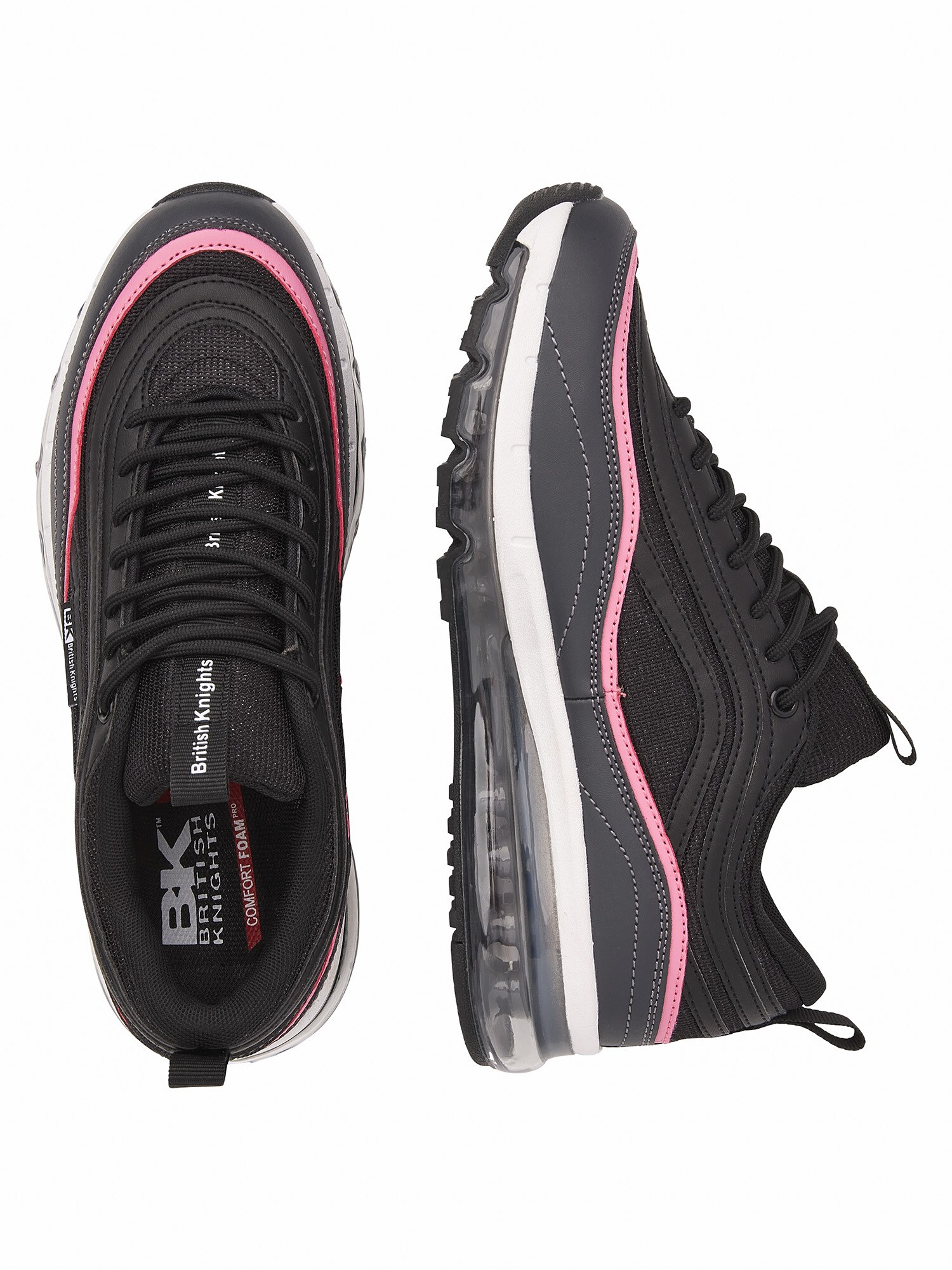 BRITISH KNIGHTS Zapatillas deportivas bajas 'ZION'  rosa / negro – imagen 3