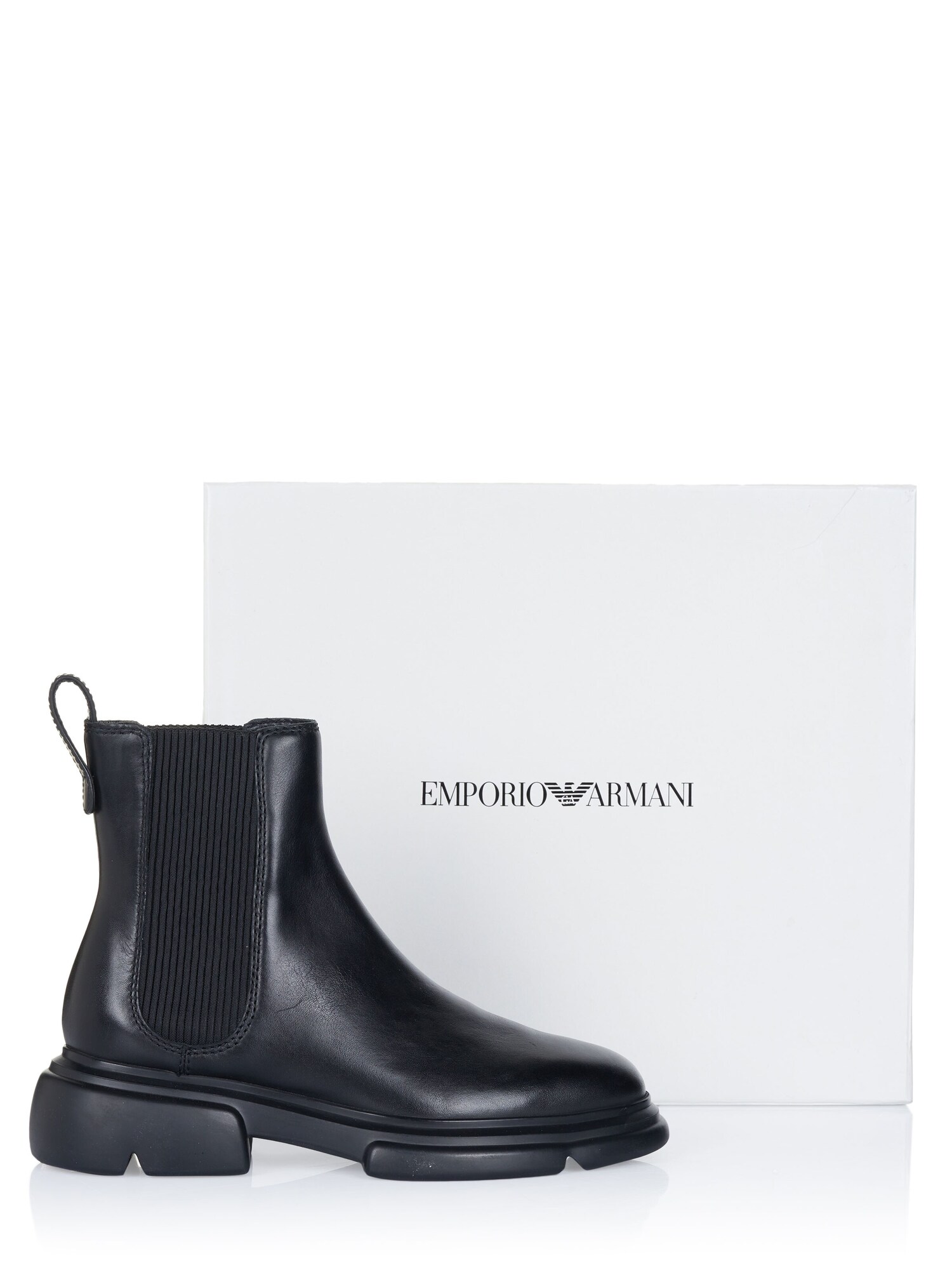 ARMANI Botas de tobillo 'Emporio Armani Stiefel'  negro – imagen 4