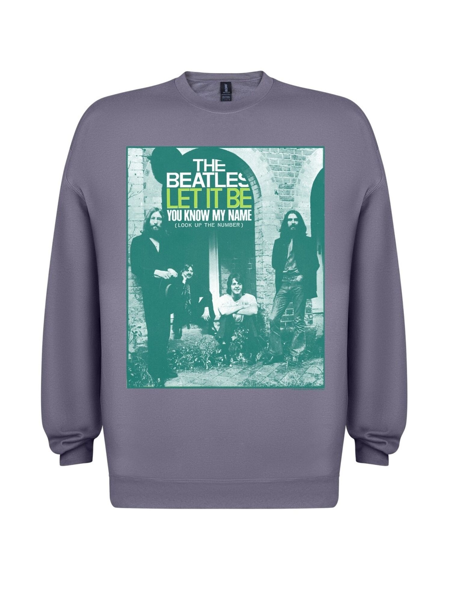 The Beatles Sudadera 'Beatles Let It Be (You Know My Name) Sweatshirt Sweatshirt' gris – imagen 1